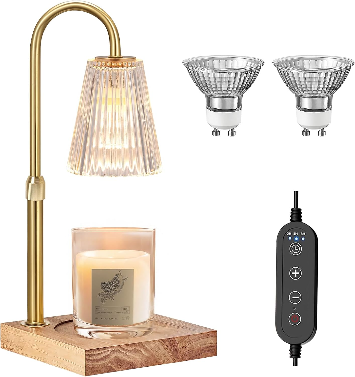 Candle Warmer Lamp with Timer & Dimmer, Adjustable Height, Birthday Gifts for Wax Melt Warmer for Scented Jar Candles, Home Decor, Mother'S Day Gfit image number 3