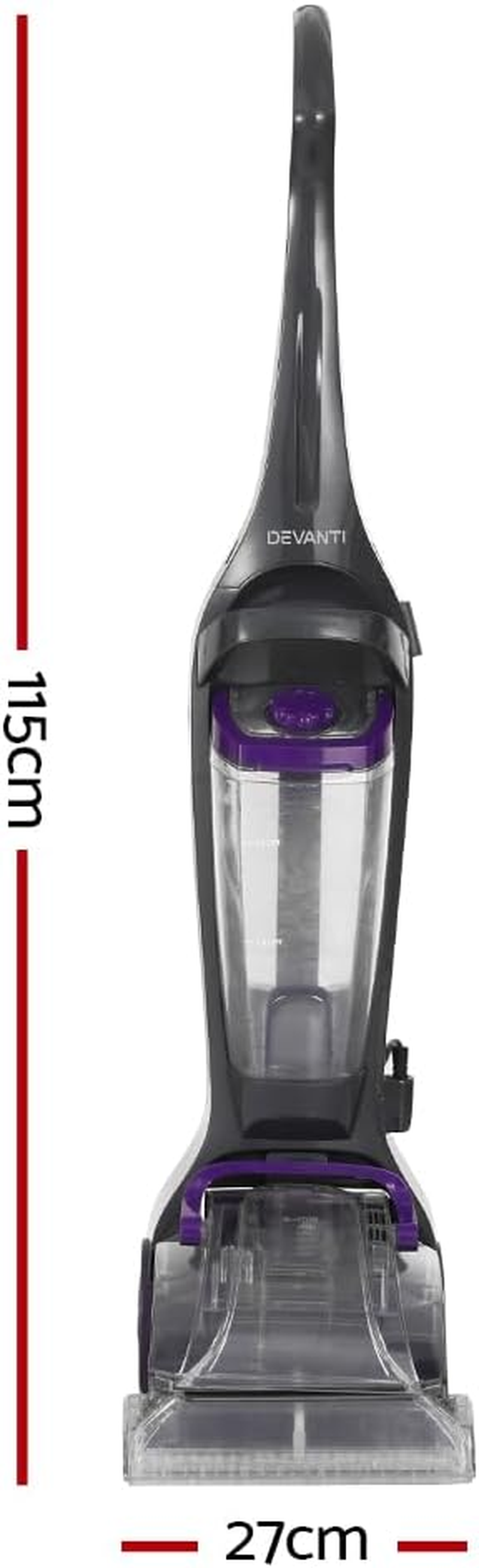 Carpet Washer Handheld Vacuum Cleaner 800W Portable Lightweight Home Cleaning image number 3