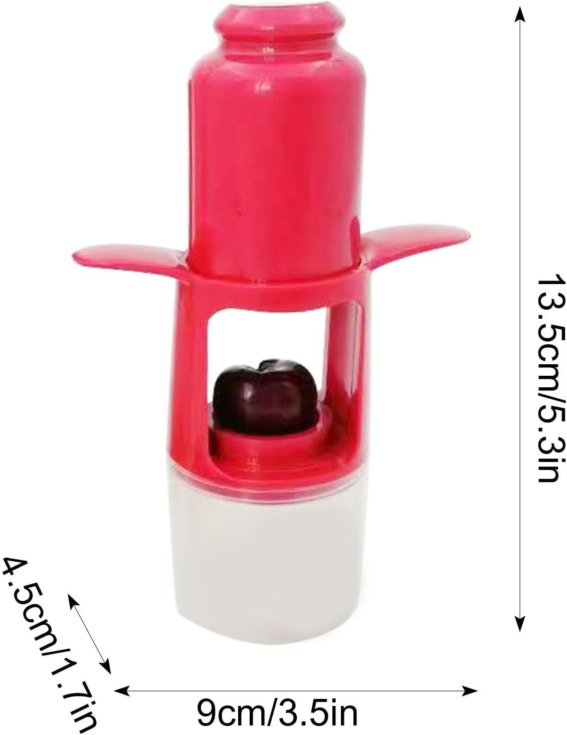 Cherry Depitter, Pit Remover for Cherries, Multipurpose Cherry Stoner, Heavy Duty Stainless Steel Olive Pitter Tool, Kitchen Gadgets for Cherry, Chili, Red Dates image number 6