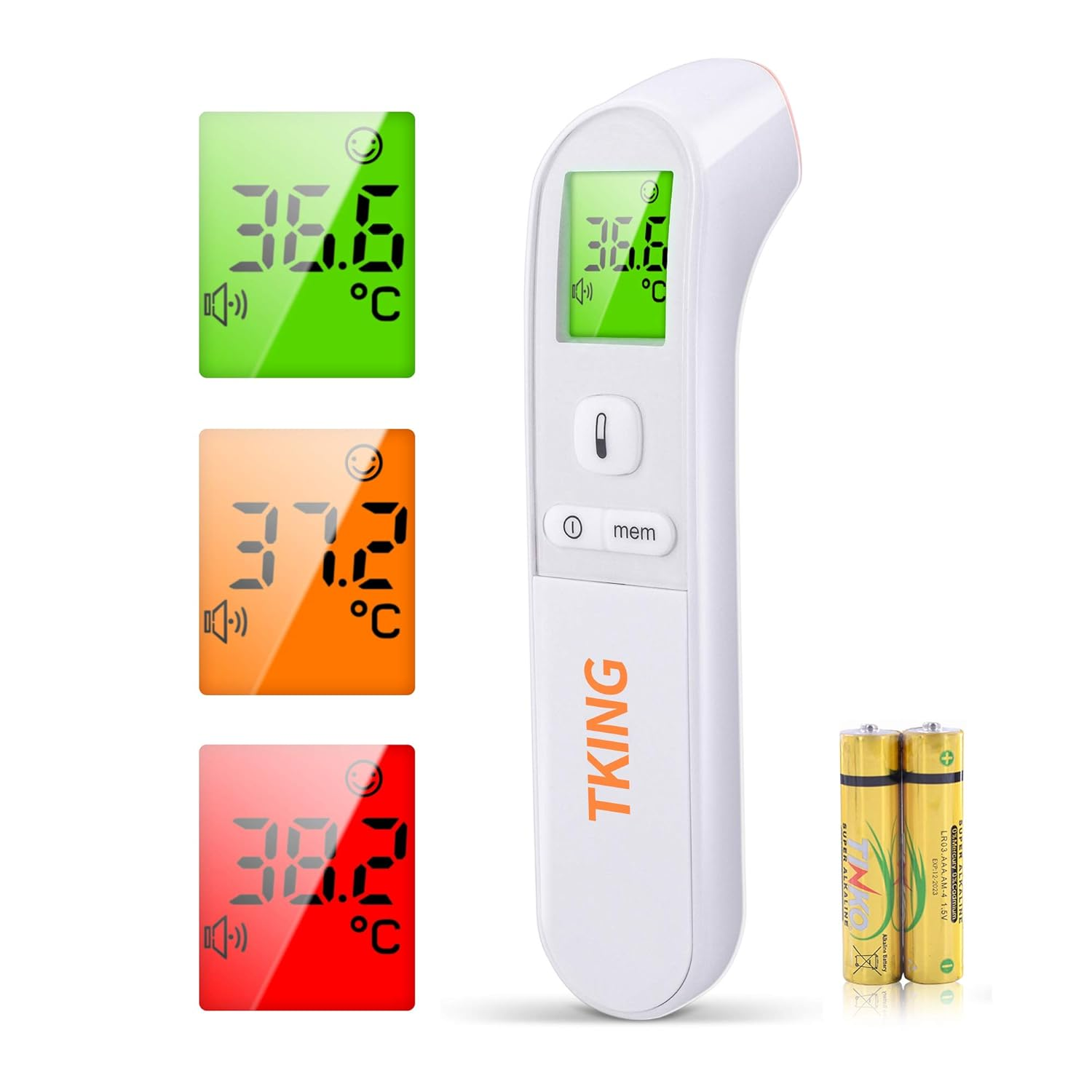 Non-Contact Forehead Thermometers for Baby,Kids and Adult, Digital Medical Thermometer, Professional Infrared Temporal Fever Thermometer Fast and Accurate Reading with Backlight LCD Screen image number 2