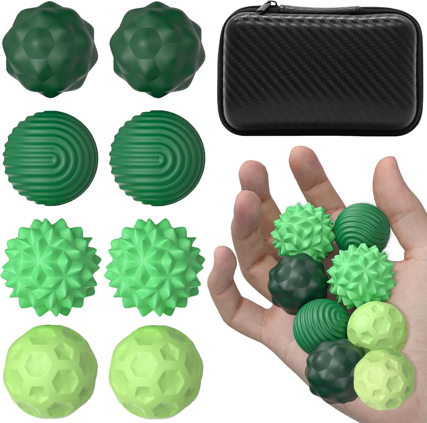 Magnetic Balls Fidget Toys, 8PCS Stress Relief Ball Sensory Toys for Adults Kids, Silicone Anti-Stress Ball for Autism ADHD Anxiety, Portable Motor Skills Office Desk Travel Toy (Purple)
