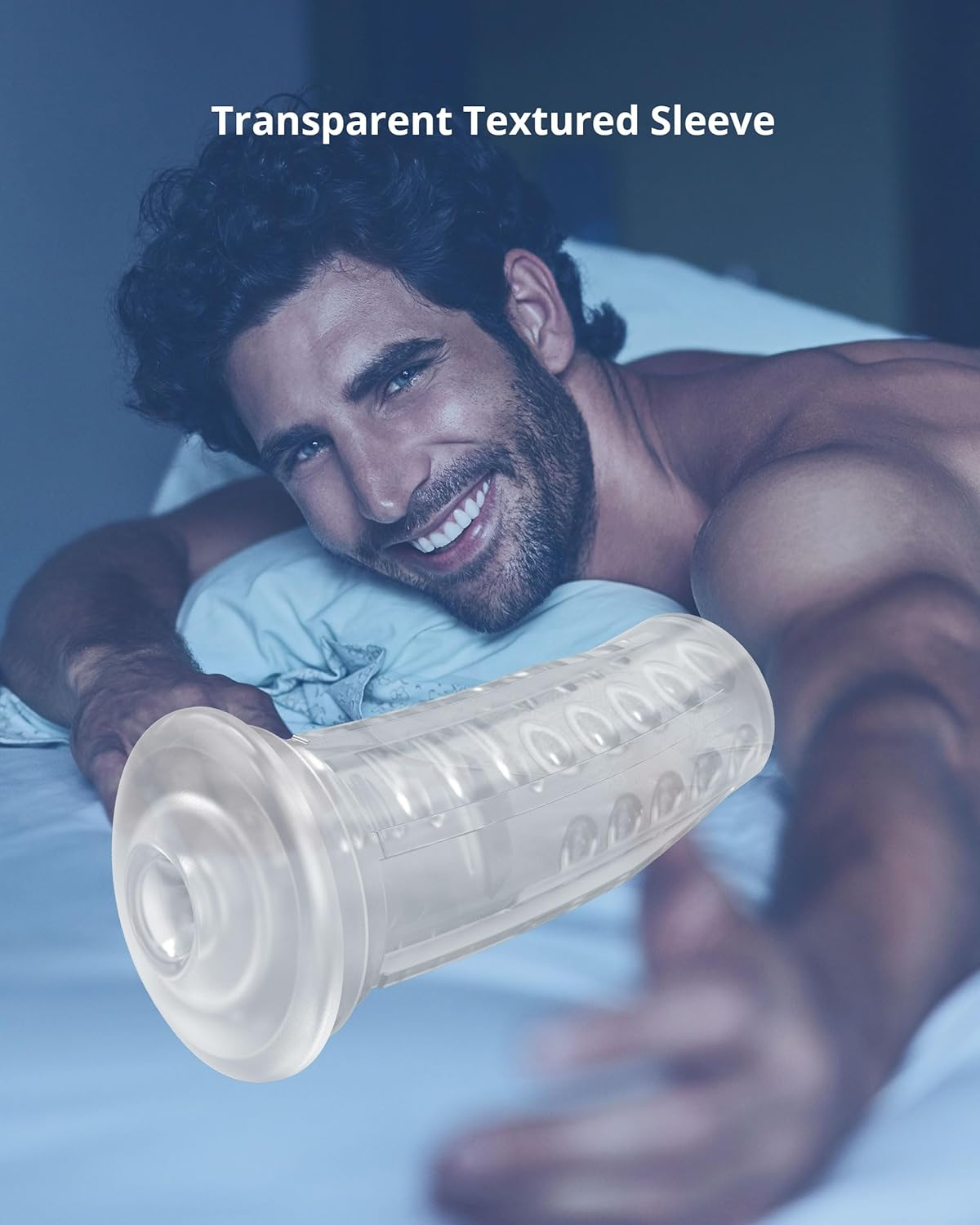 LOVENSE Pocket Pussy for Men, Max 2 Electric Masturbator Cup Accessories, 3D Realistic Crystal Neutral Hole Sleeve image number 4