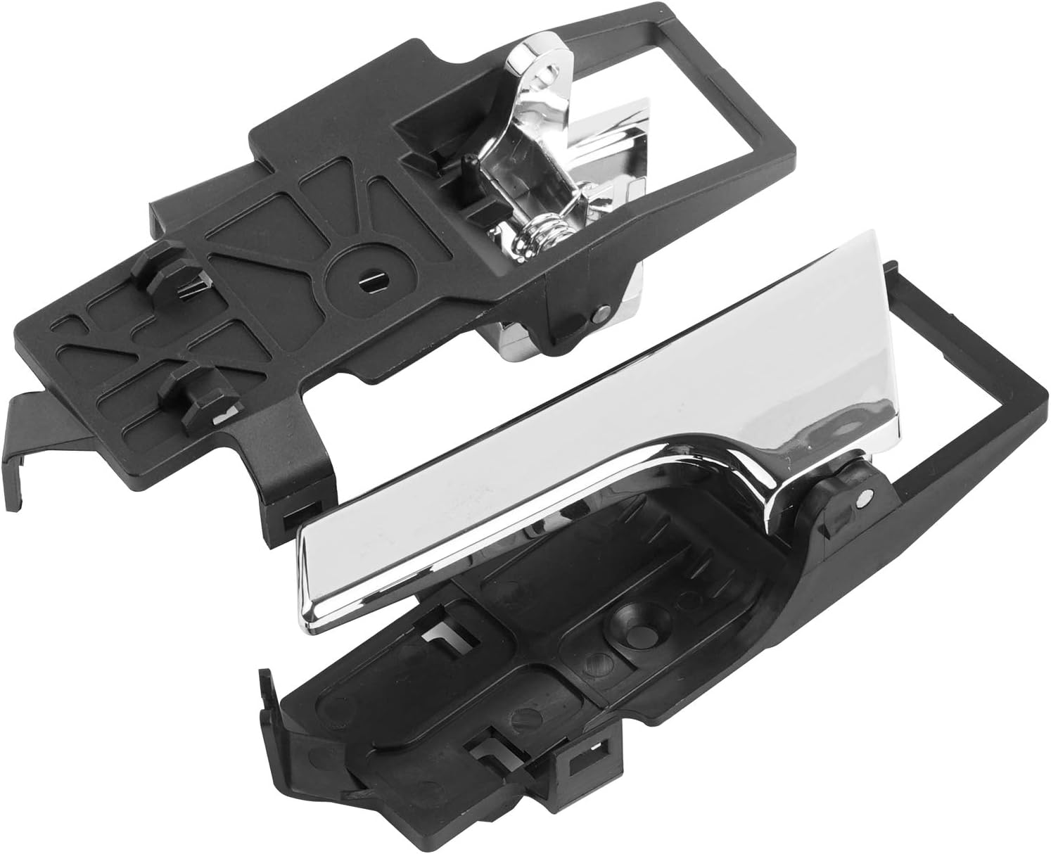 NPAUTO Interior inside Door Handle Replacement, Automotive Replacement Parts for Chevy Aveo 2007 2008 2009 2010 2011, Pontiac G3 Wave, Chrome Front Rear Left Right Driver Passenger Side Pair image number 3