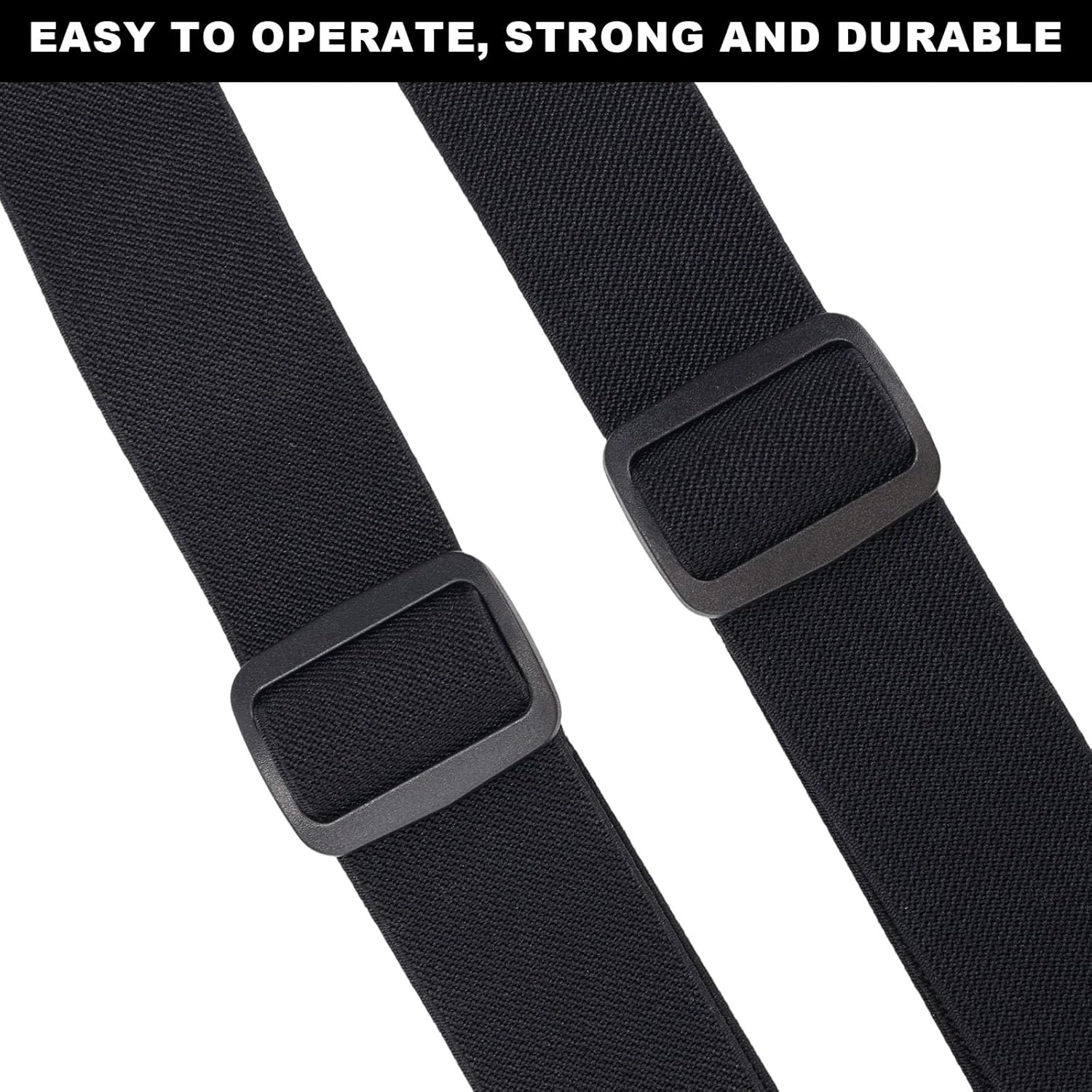 1.5 Inch Y-Back Belt Loop Suspenders, Heavy Duty under Clothing Suspenders with 3 Swivel Hooks Adjustable Elastic Straps for Men & Women image number 1