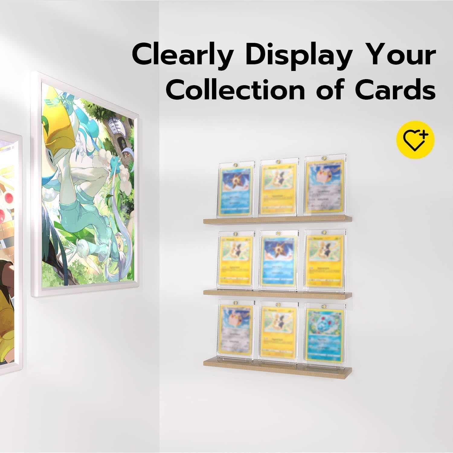 10Pcs 35Pt Magnetic Card Holders-Trading & Sport Cards Protector Cases,Ideal for Mtg,Basketball & Collectible Clear Magnetic Card Case image number 3