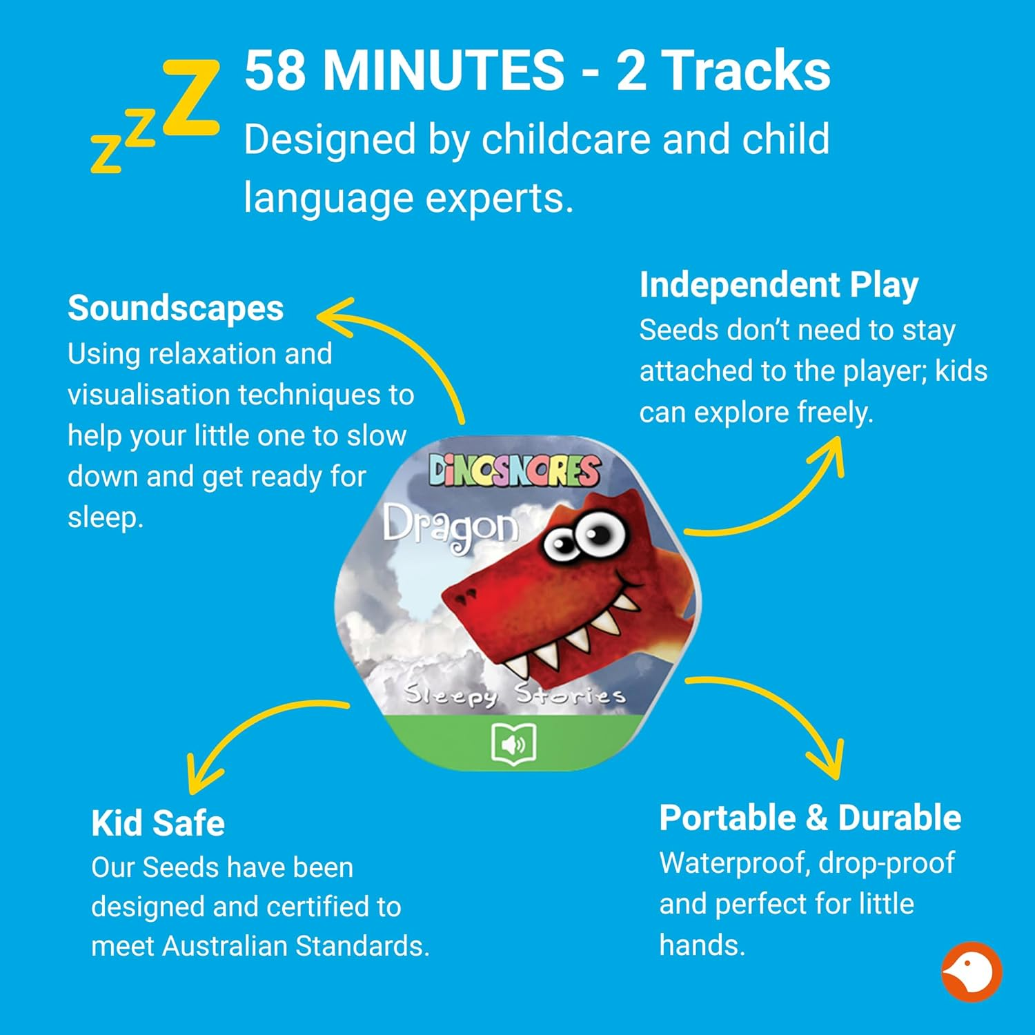 Dinosnores Dragon Sleep Audio, Guided Meditation Story and Soundscape for Children image number 2