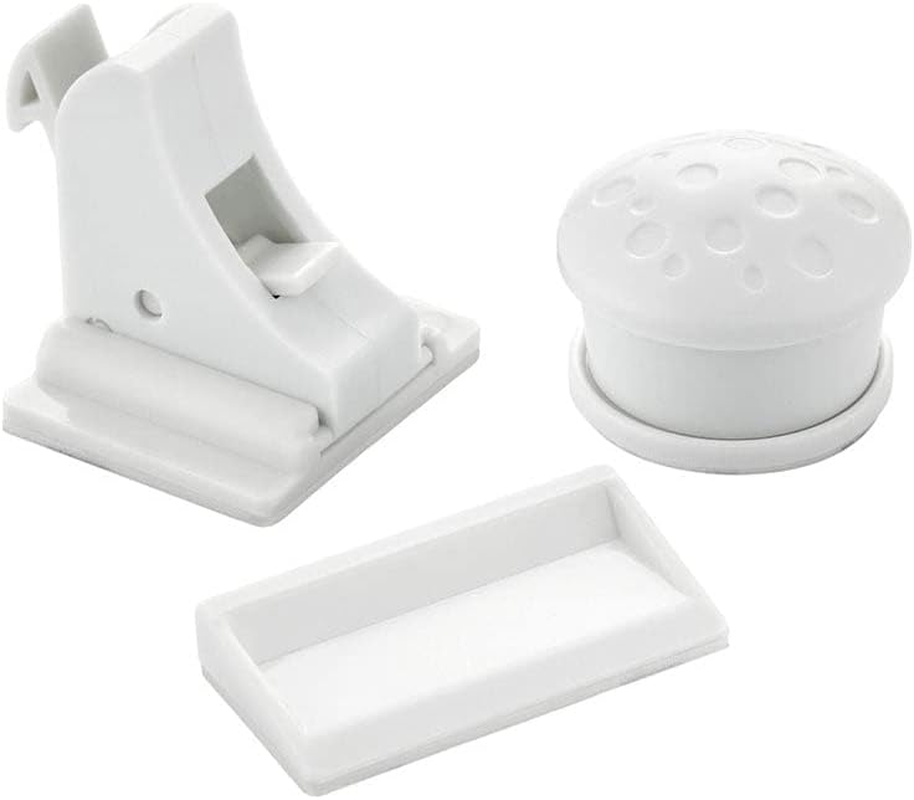 AIMALL 30-Pack Invisible Magnetic No Drilling Cabinet Drawer Cupboard Safety Proofing Lock Baby Kids Safety Locks No Screws or Drilling, Includes Locks, Keys, and Adapter image number 4