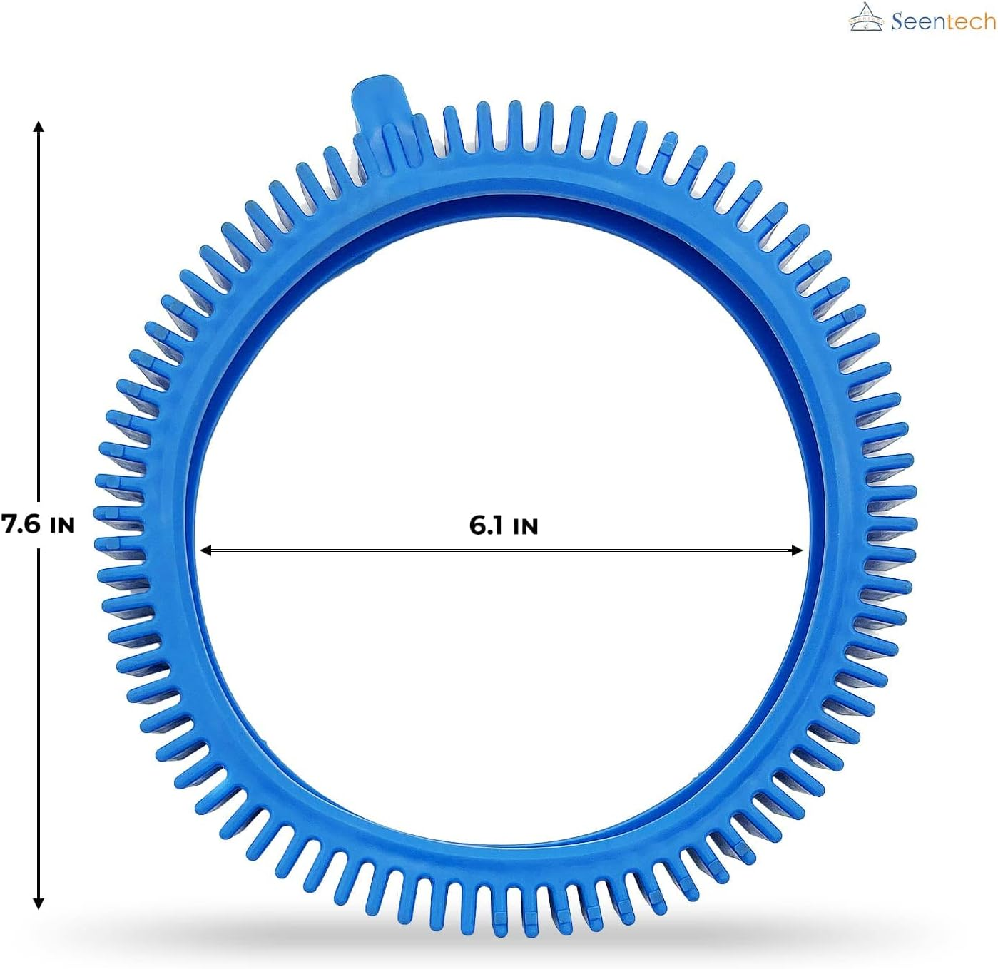Seentech 896584000-143 Pool Cleaner Front Tire Kit with Super Hump by - Compatible with Poolvergnuegen and Hayward Phoenix Cleaners - Pool Blue Standard Back Tire (4-Pack) image number 5