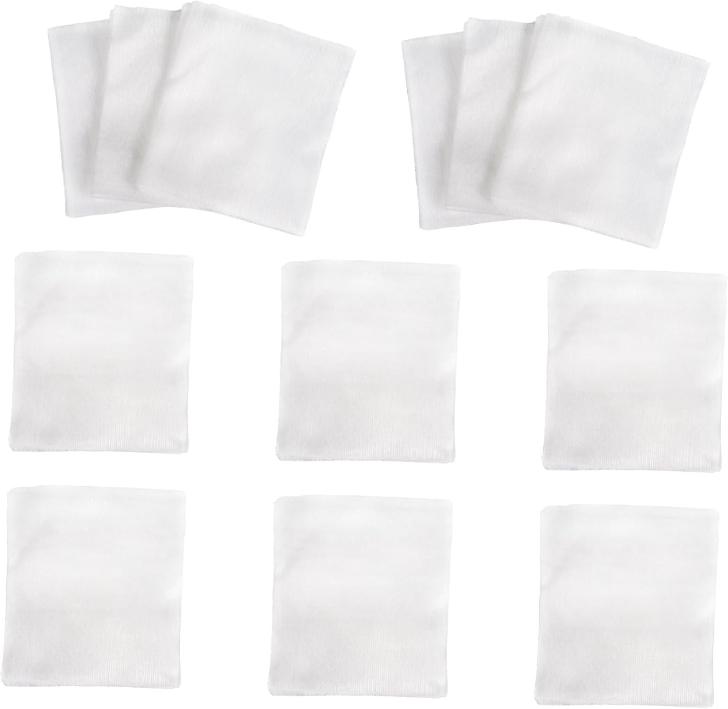 WOONEKY 200Pcs Swiss Cotton Rounds Makeup Remover Pads for Face and Nail Polish Removal image number 5