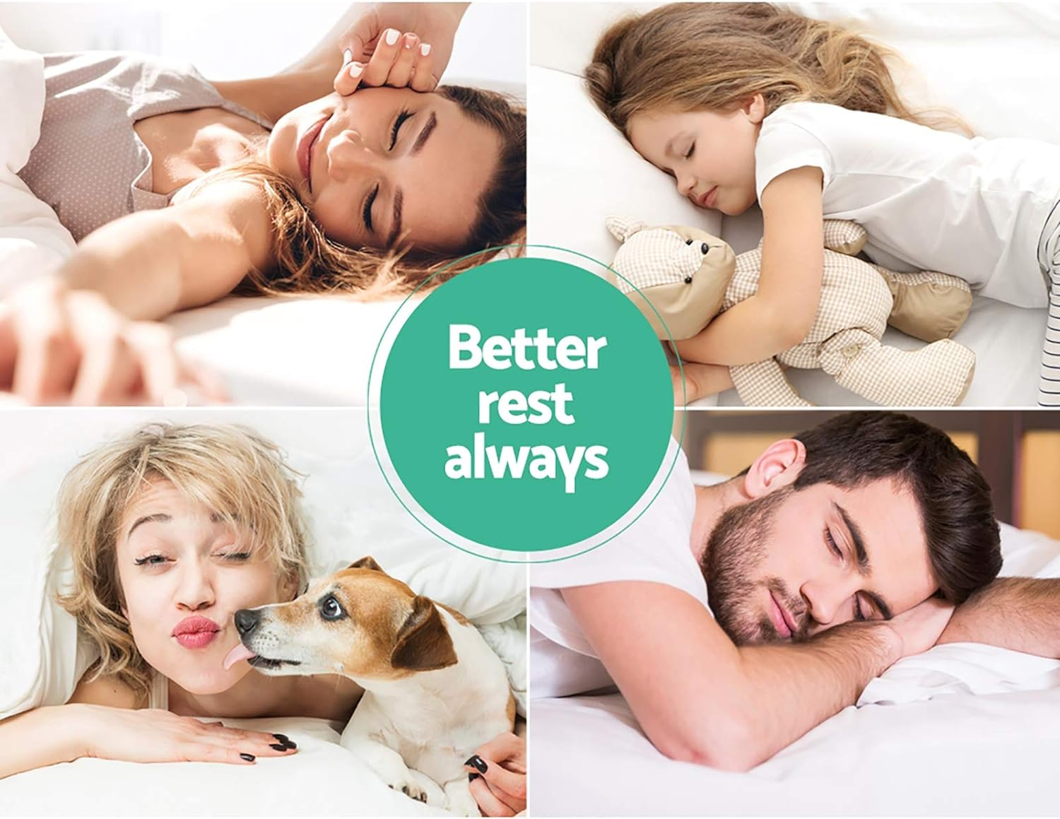 Giselle Bedding Goose Quilt Down, 800Gsm King Quilts Winter Blanket Duvet Comforter Feather Home Bedroom Bed Travel, Lightweight Breathable Soft Cotton Cover Baffle Construction White image number 3