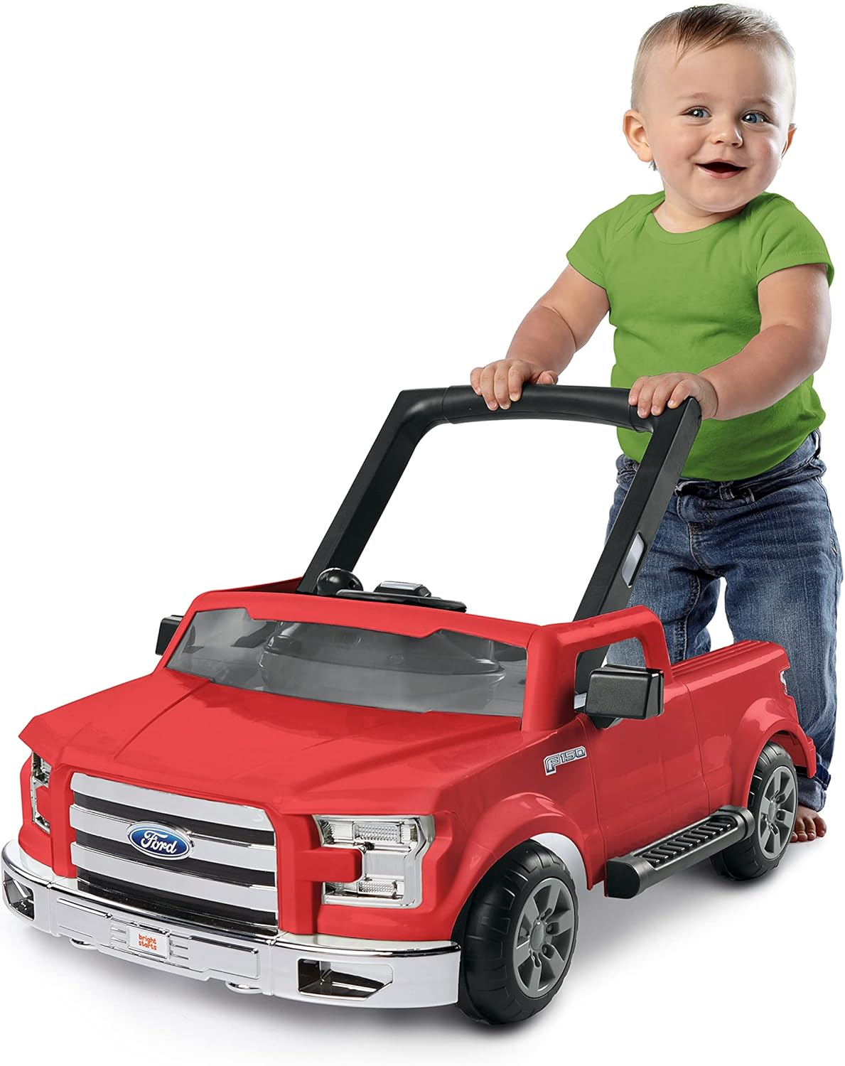 Bright Starts Ways to Play Walker&trade; - Ford F-150, Rapid Red, 4-In-1 Walker Ages 6 Months+ image number 5