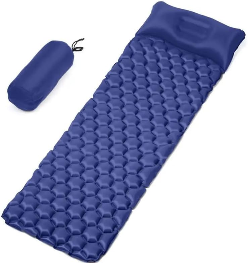 Camping Mattress Sleeping Mat Air Bed Pad Single with Foot Pump image number 6