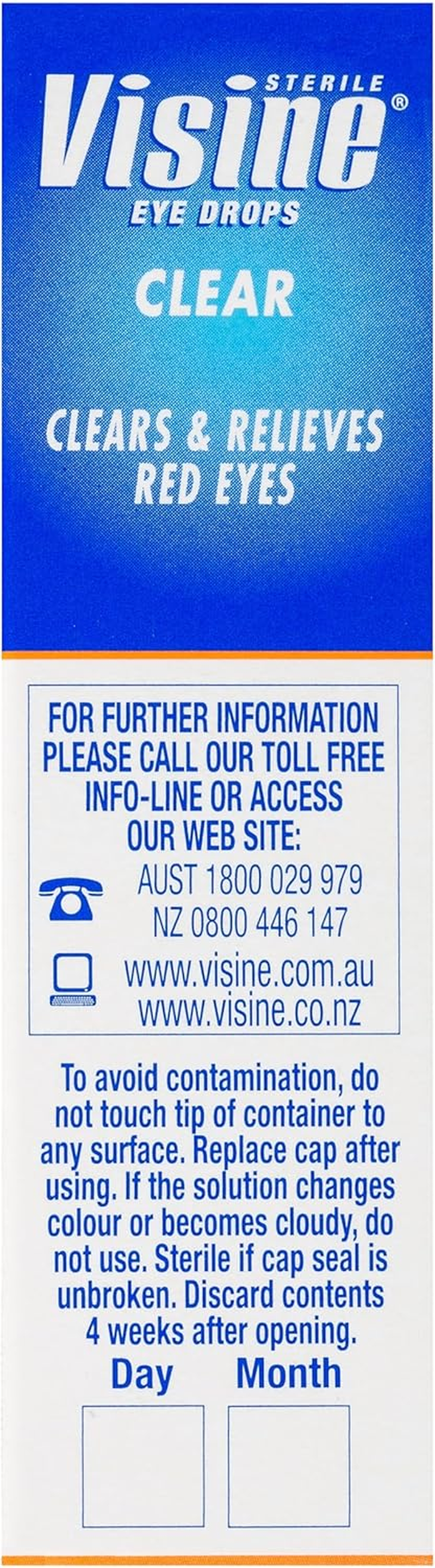 Visine Clear Eye Drop 15 Ml