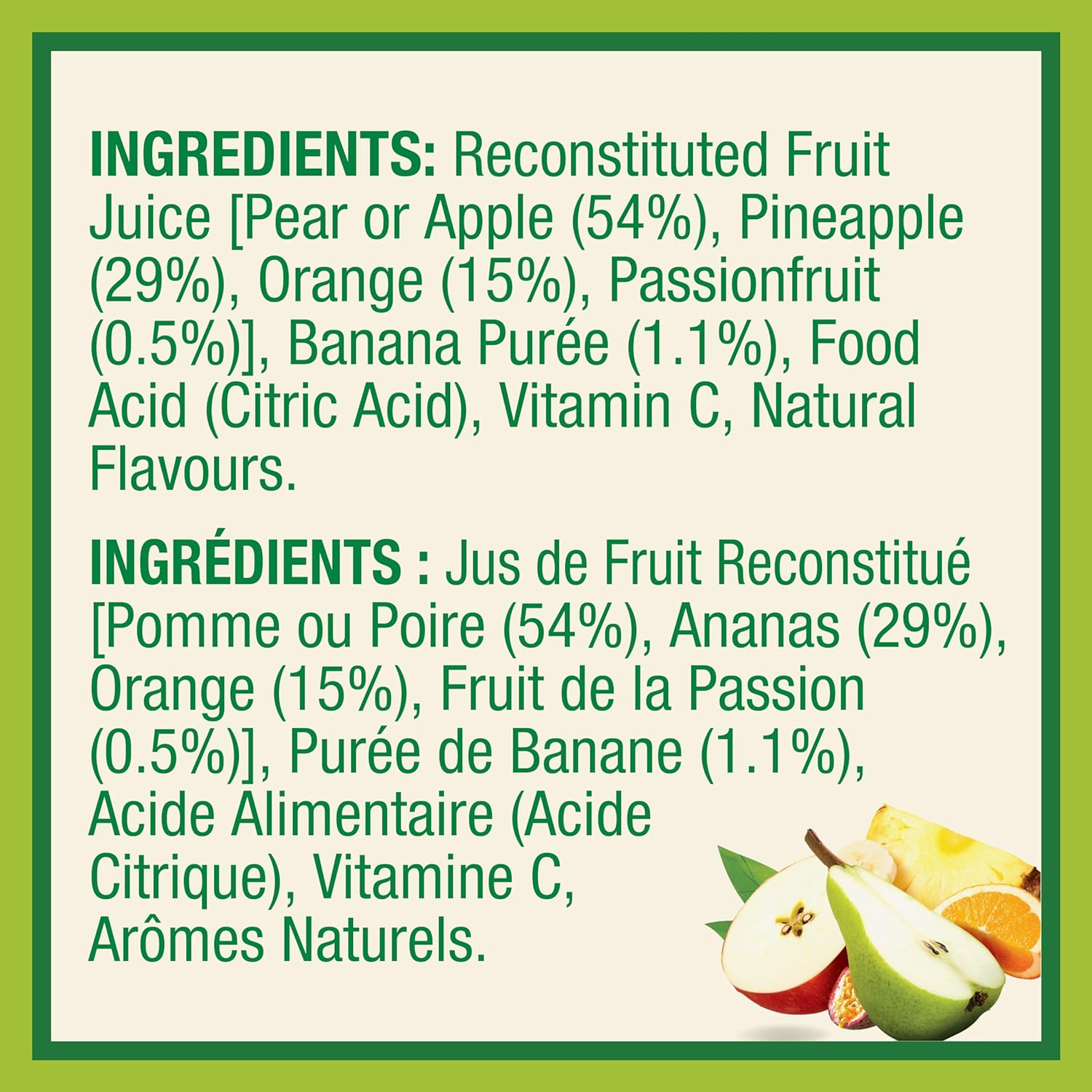 Golden Circle Breakfast Juice Apple, Pear, Pineapple, Orange, Passionfruit and Banana Juice No Added Sugar No Artificial Colours, Flavours or Preservatives 10 Serves 2L image number 6