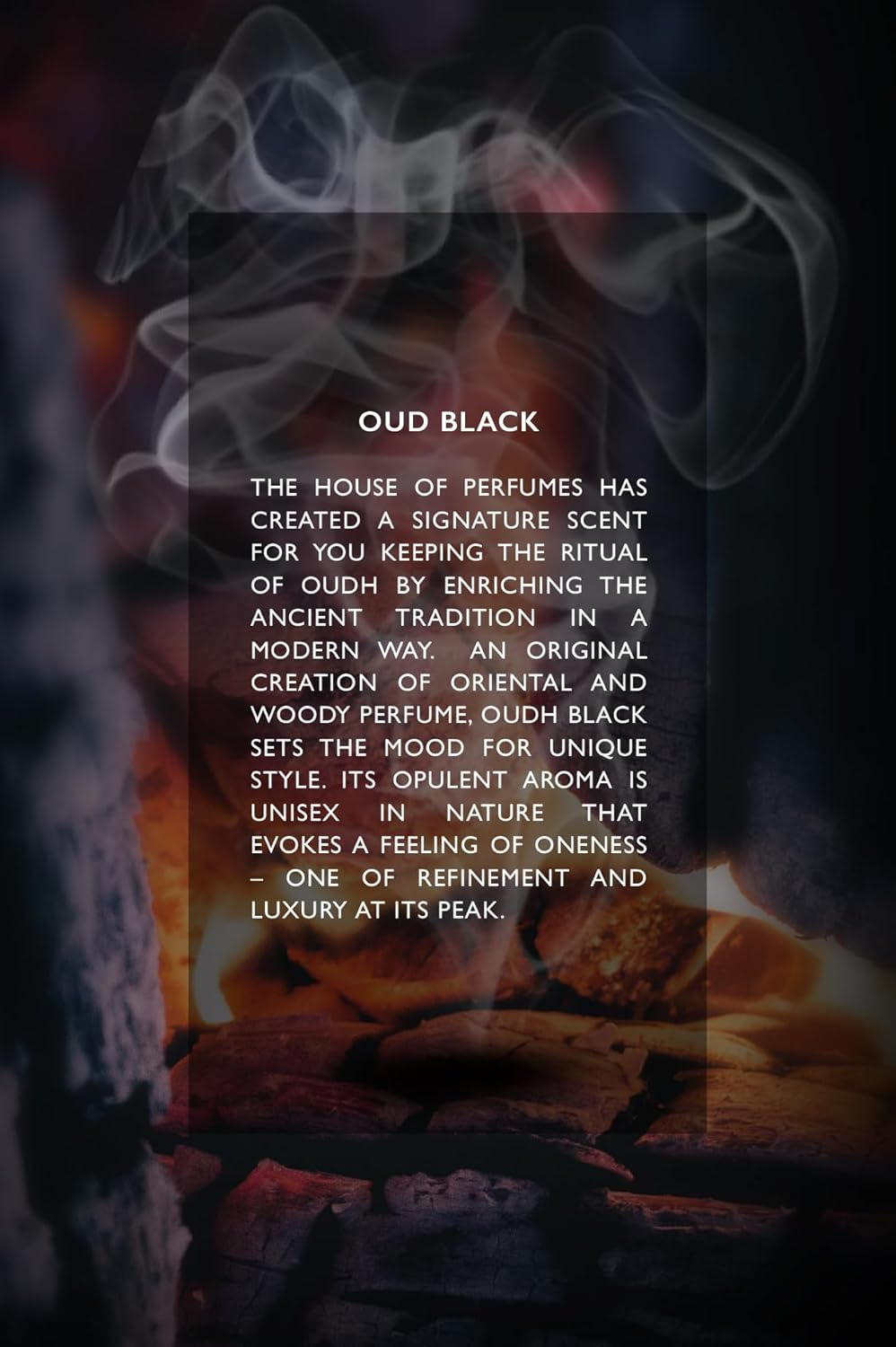 House of Perfumes Men'S Oud Black Eau De Parfum Spray, 100 Ml image number 1