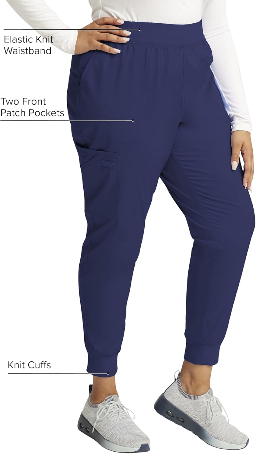 Cherokee Jogger Pants for Women with Mid Rise WW115