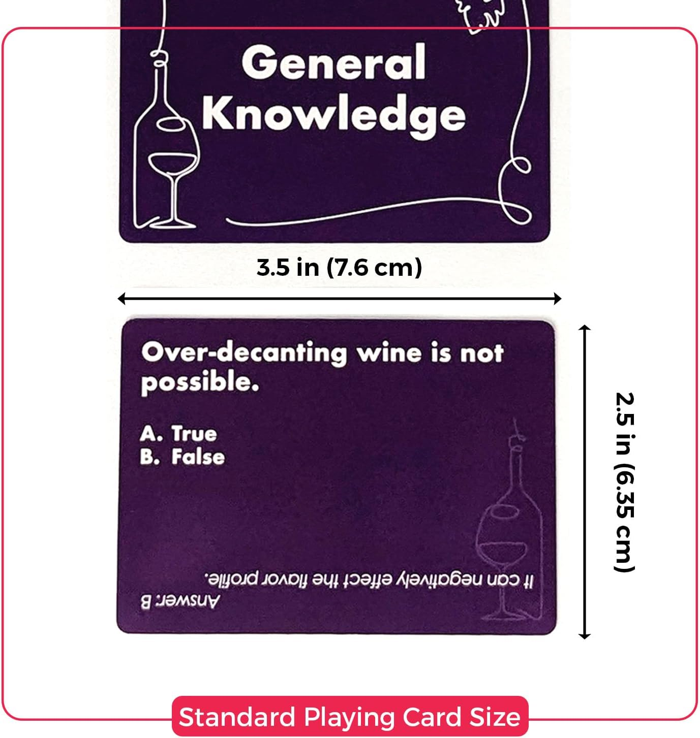 Taste the Grapes Trivia Card Game - Expand Your Vino Knowledge and Enjoy the Couples Card Games for Adults or Give the Ideal Vino Lover Gift! 150 Cards with 4 Categories. image number 6