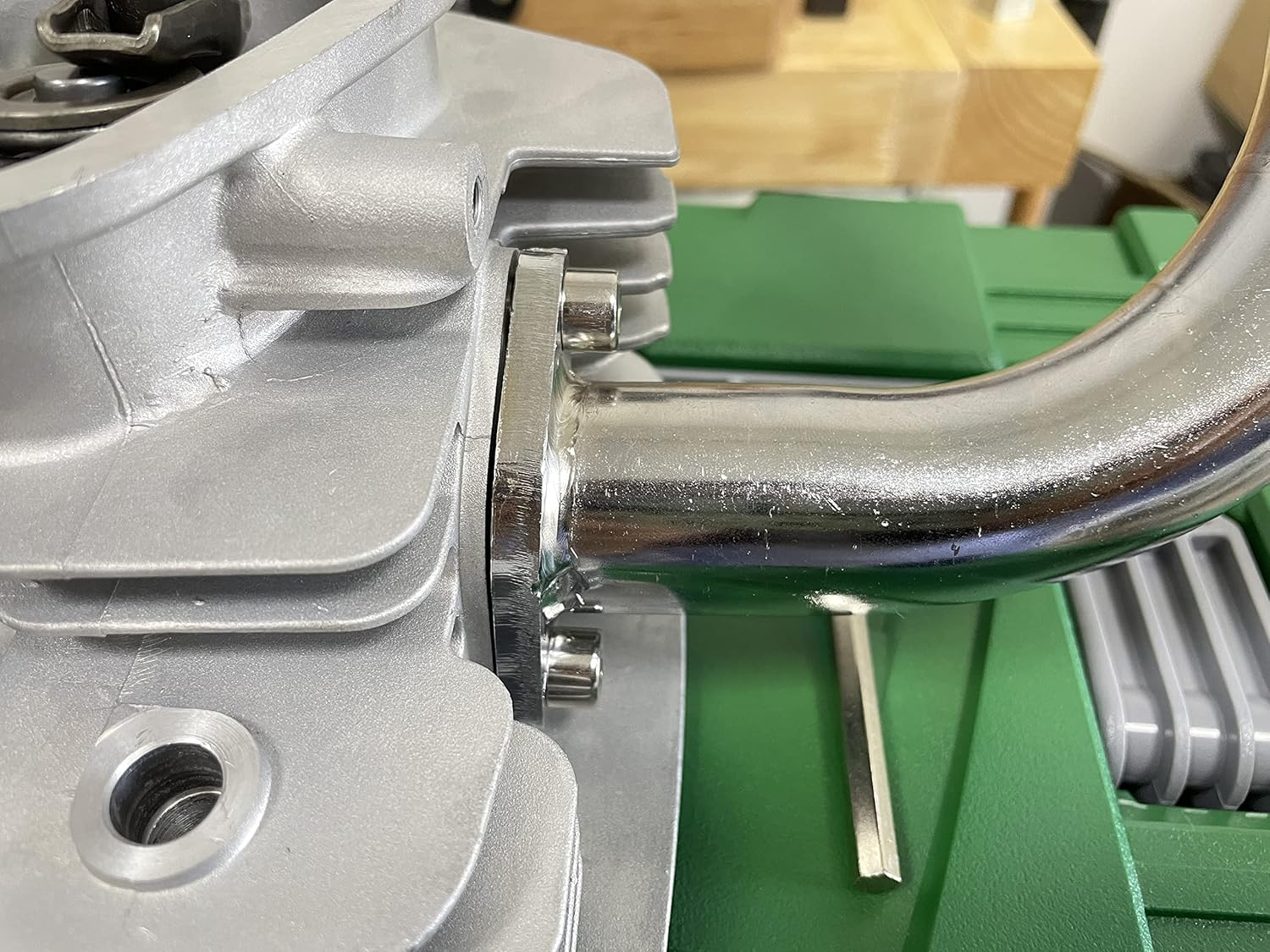 Kwujin Header Exhaust Pipe for Predator 420Cc Go Kart & Mini Bikes,Fit:Gx270,Gx390 image number 1