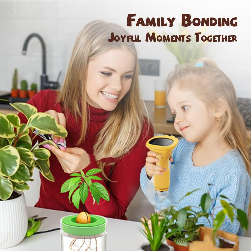 Kids Microscope, 2" HD IPS Screen 1000X Portable Microscope for Kids | Handheld Digital Microscopes with Photo and Video Function Little Scientist Microscope for Kids over 3 Years Old image number 2