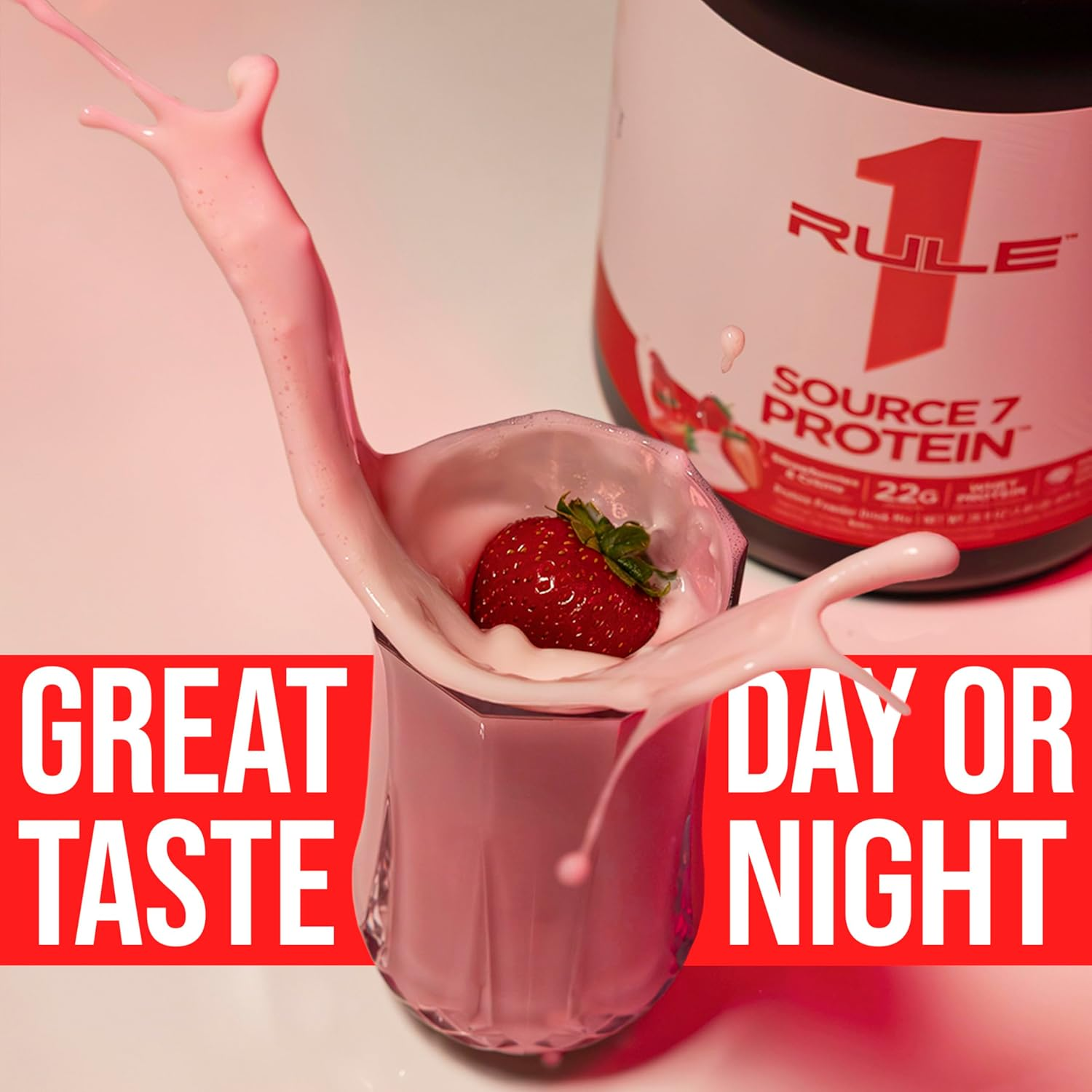 Rule 1 Source7 Multi-Source Protein Blend 4.99 Lb, Vanilla (58 Servings) image number 2