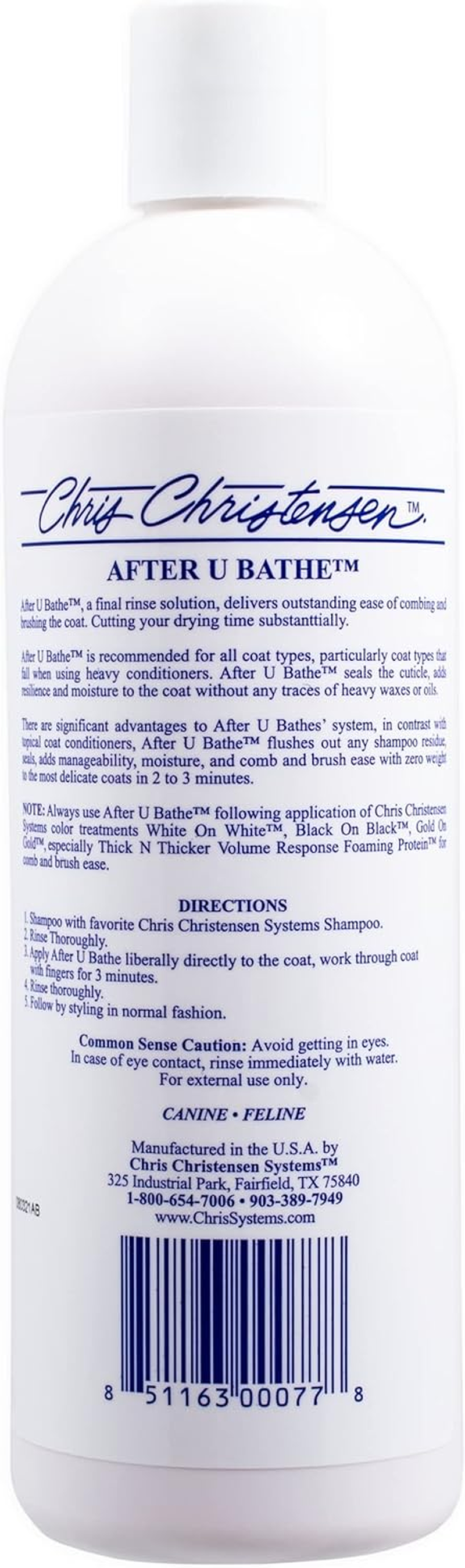 Chris Christensen after U Bathe Conditioner image number 1