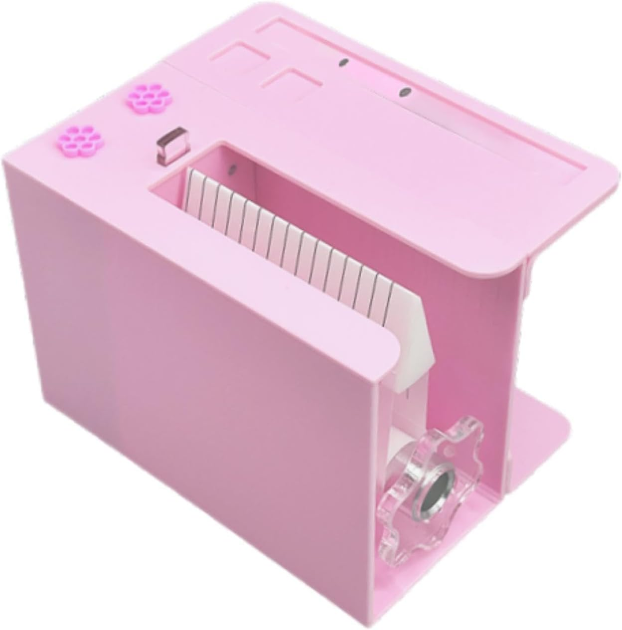 Oshhni Eyelash Flowering Machine,False Eyelash Separator,Acrylic for Women,Portable Making Eyelash Fans,Root Splitter Lash Fan Maker, Pink image number 5