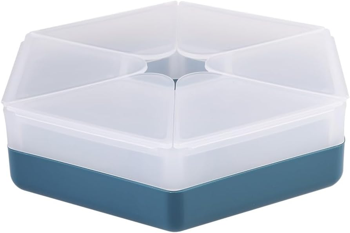 Melii Luxe Hexagon Snackle Box - Blue image number 4