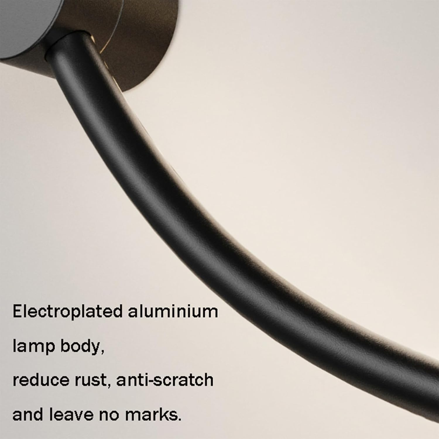 LED Wall Light Modern Indoor Black Wall Lamps Line Shape Art Light for Bedroom Kitchen Drawing Room Decorative Fashion and Minimalism 3000K/4000K/6000K Garage Lights (Neutral Light,100Cm) XXZ image number 6