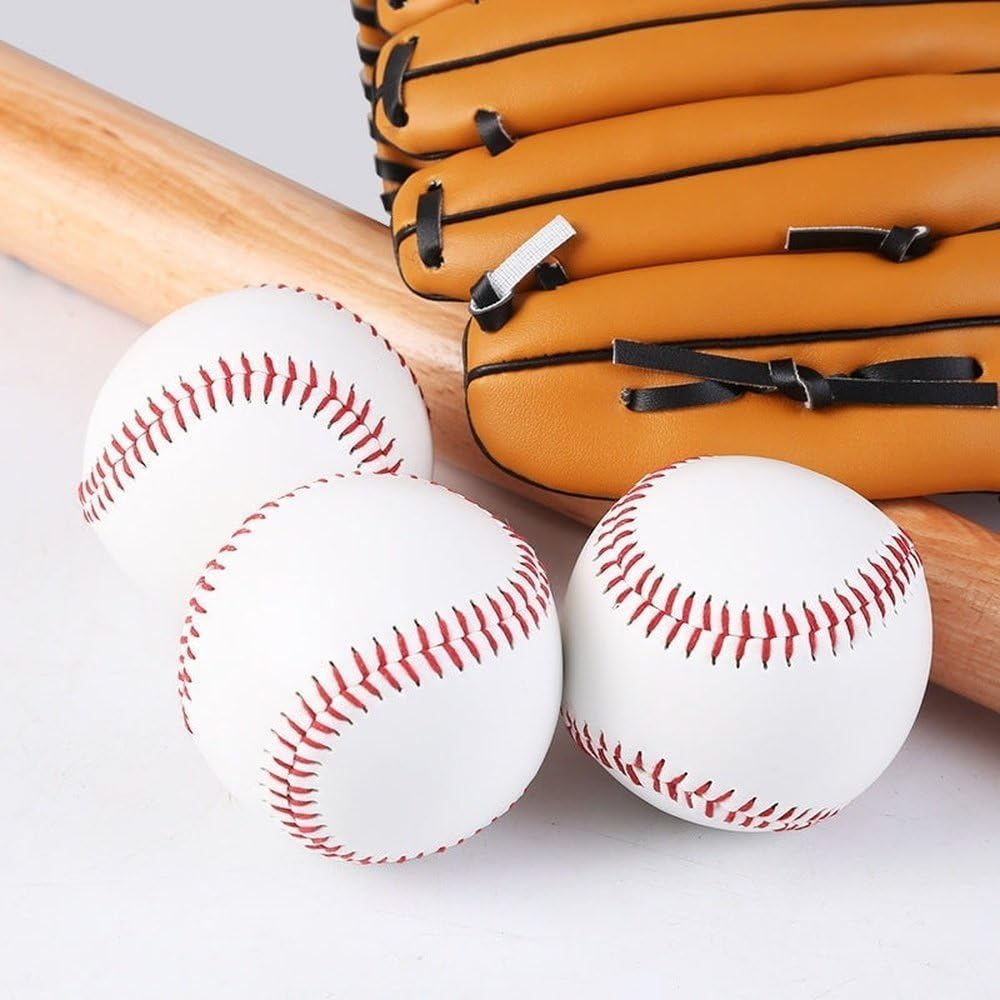 SPP Official Size Baseball Professional Baseballs Regulation Size and Weight, Durable Full-Grain Leather, Perfect for Training and Competitive image number 4