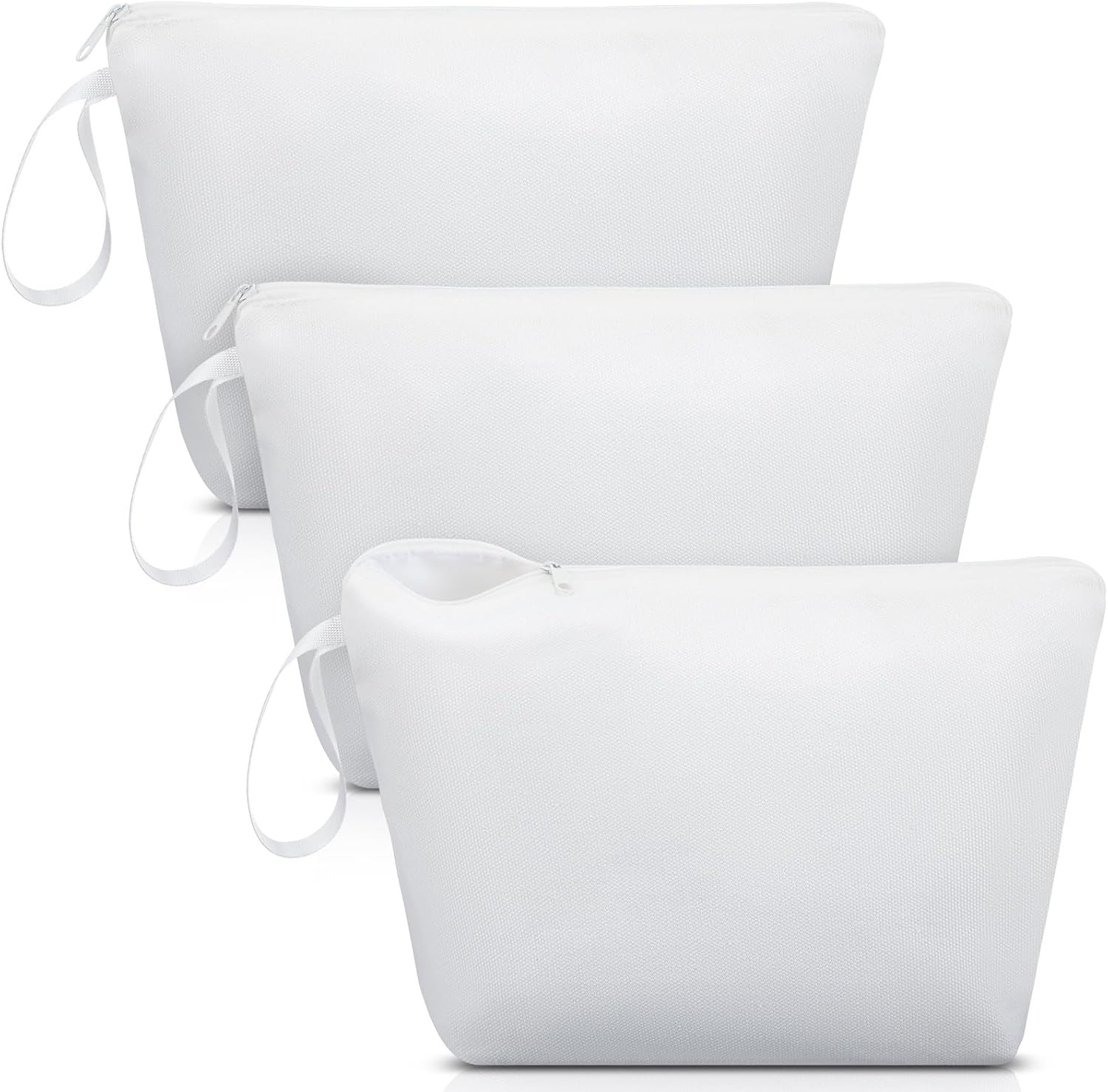 Xuniea Canvas Storage Bags Blank Cosmetic Bag Blank DIY Fabric Bag Blanks for Plotting Bag Pencil Case Painting Gift Bag for Mother'S Day Valentine'S Day Christmas