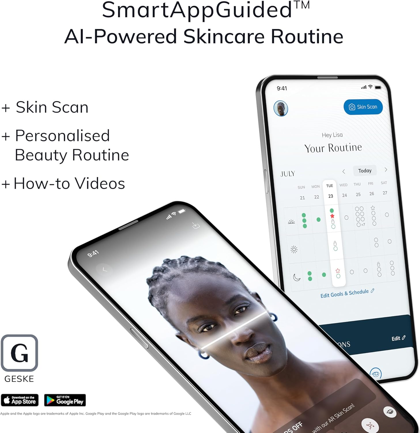 GESKE Smartappguided&trade; Microcurrent Face-Lifter 6 in 1 Facial Lifting Face & Jawline Trainer Face Tightening anti Ageing Device Microcurrent against Wrinkles Double Chin Remover image number 5