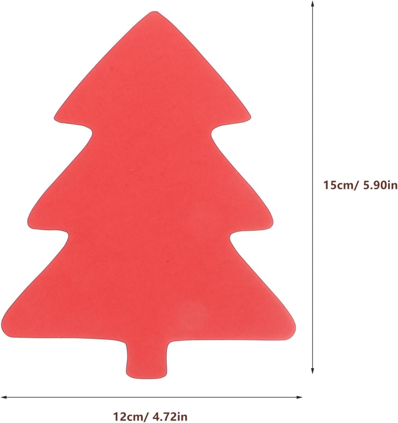 Abaodam 72Pcs Christmas Hand Cut Confetti Delicate Tree Cutouts and Paper Cutouts for School Wall Decoration for DIY Paper Cut Art Decors and Kindergarten Wall Decor image number 5