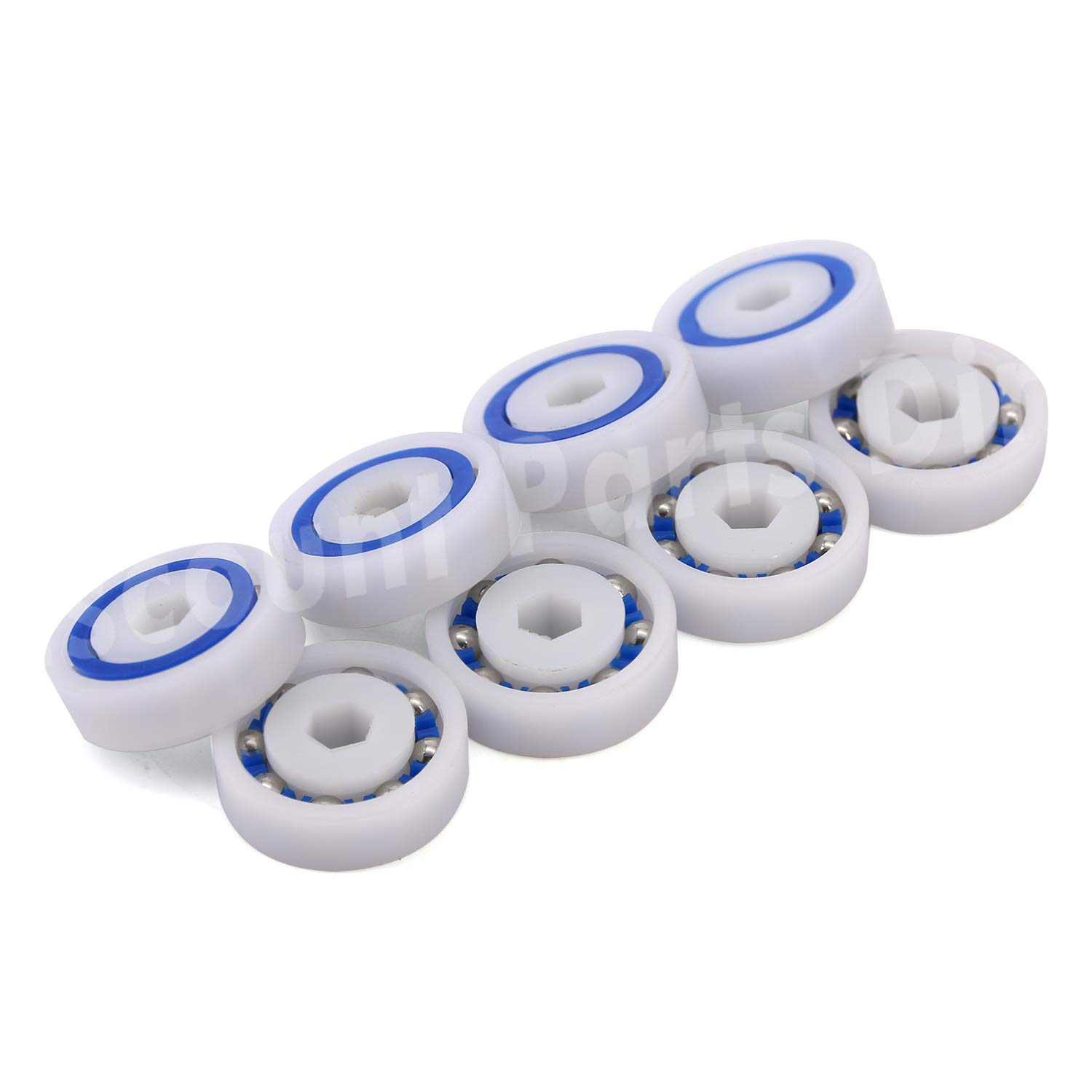 8 Pack Poolsupplytown Wheel Ball Bearing 9-100-1108, for Polaris Pressure Pool Cleaner 360 380 3900 Sport, ATV Pool Cleaners image number 4
