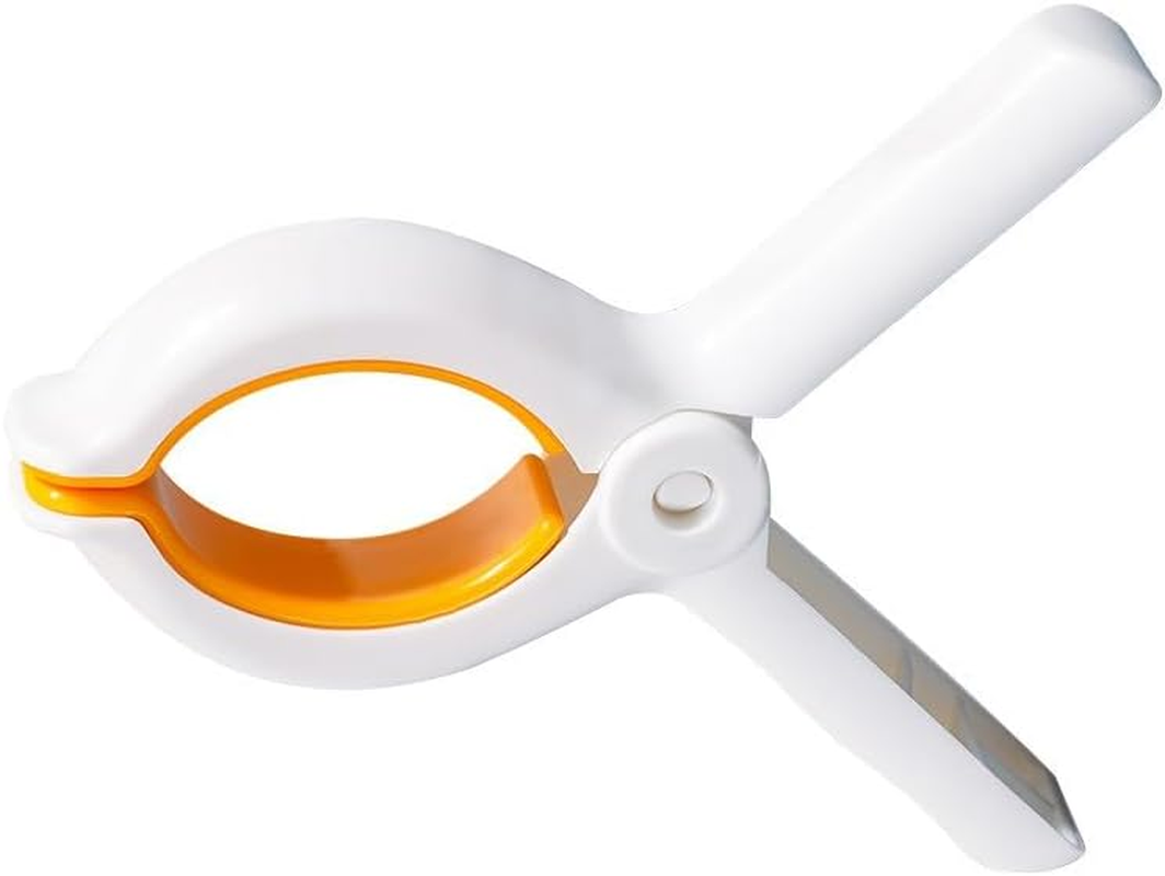 Set of 8 Oversized Beach Towel Clips, Maximum Clamp Opening 1.8 Inches, Heavy-Duty Towel Clips for Beach Chairs, Cruises, Clothing and Towel Rack Clamps. (4 Khaki and 4 Blue). image number 4