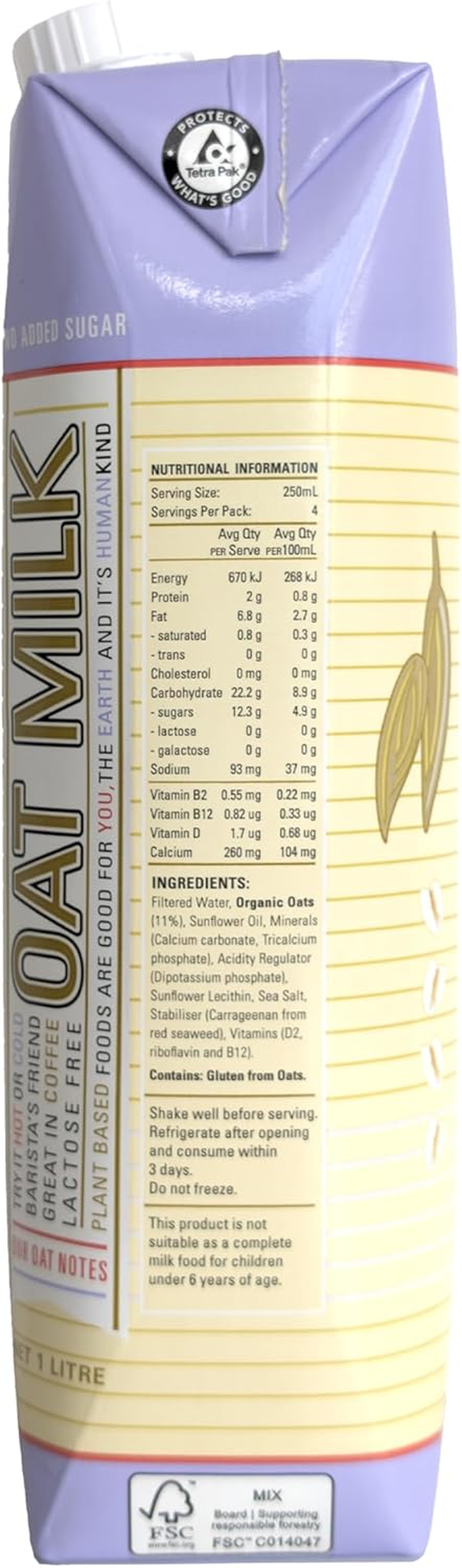 Bonsoy Oat Milk 1L (Pack of 3) image number 3