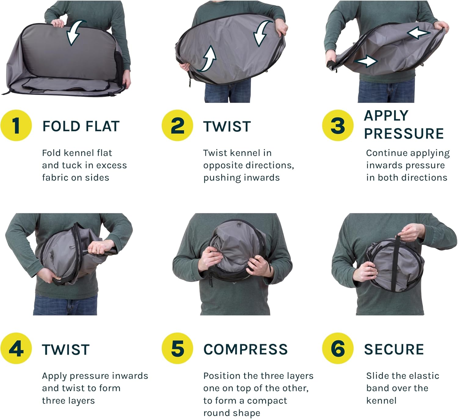 Sportpet Designs Large Pop Open Kennel, Portable Cat Cage Kennel, Waterproof Pet Bed, Carrier Collection image number 3