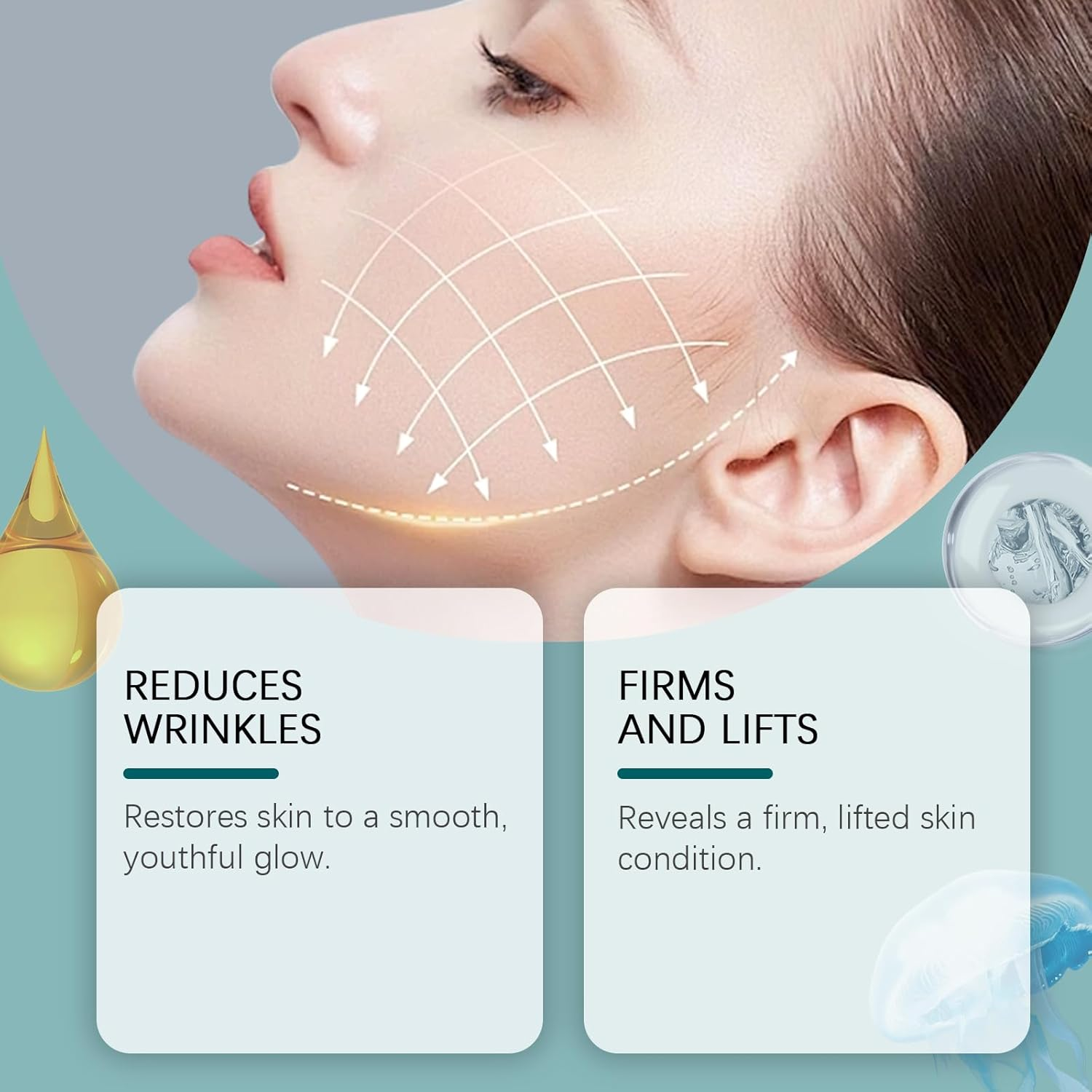 30G Anti-Wrinkle Cream Reduces Wrinkles | Daily Improve Skin Elasticity Delicate Skin Moisturizing Cream image number 5