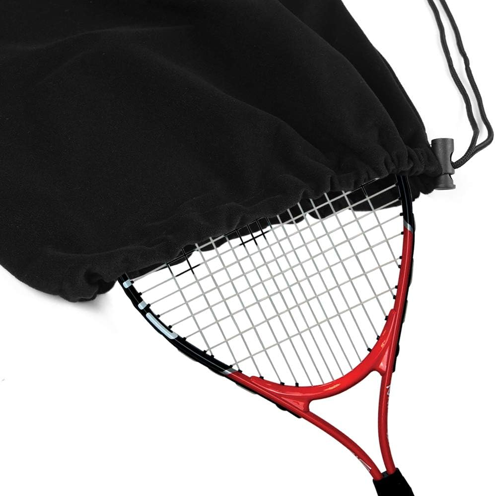 Tennis Racquet Cover Bag Soft Fleece Storage Bag Case for Tennis Racket
