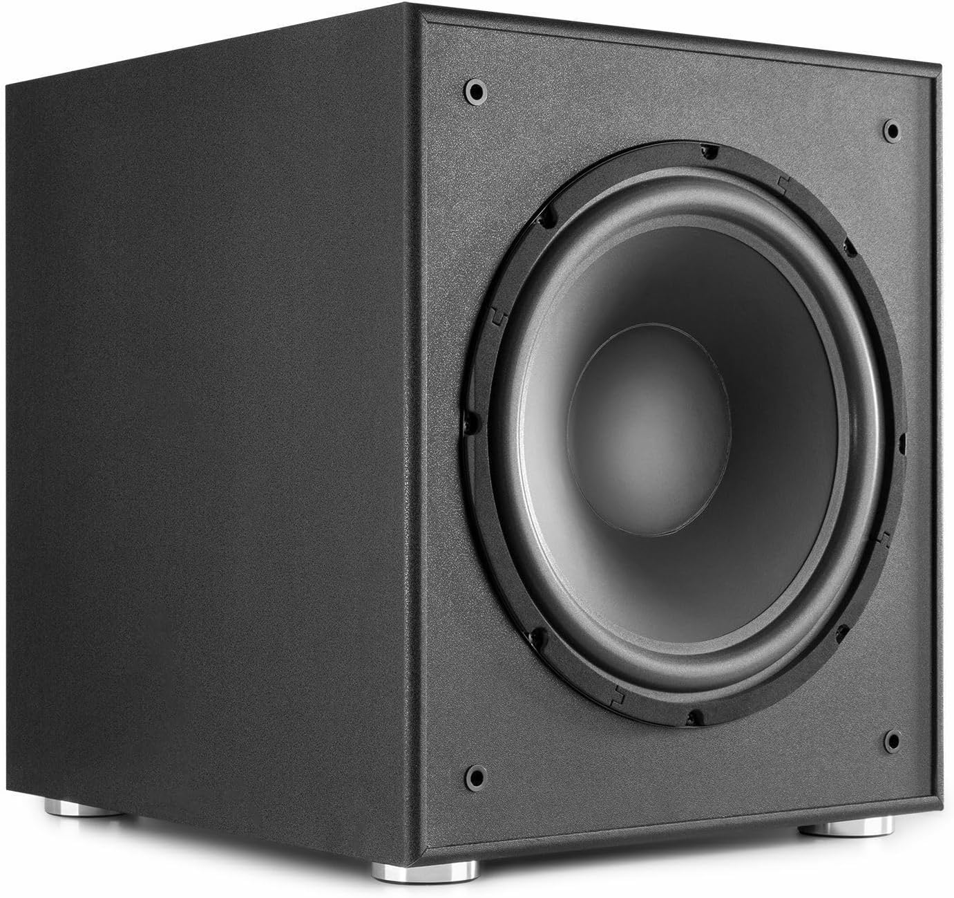 Fenton SHFS12B 12" Active Subwoofer Powered Bass Speaker, Front-Firing with Phase Control and Crossover for Home Theatre, Hi-Fi Sound System Sub, 30Cm Woofer, Black image number 4