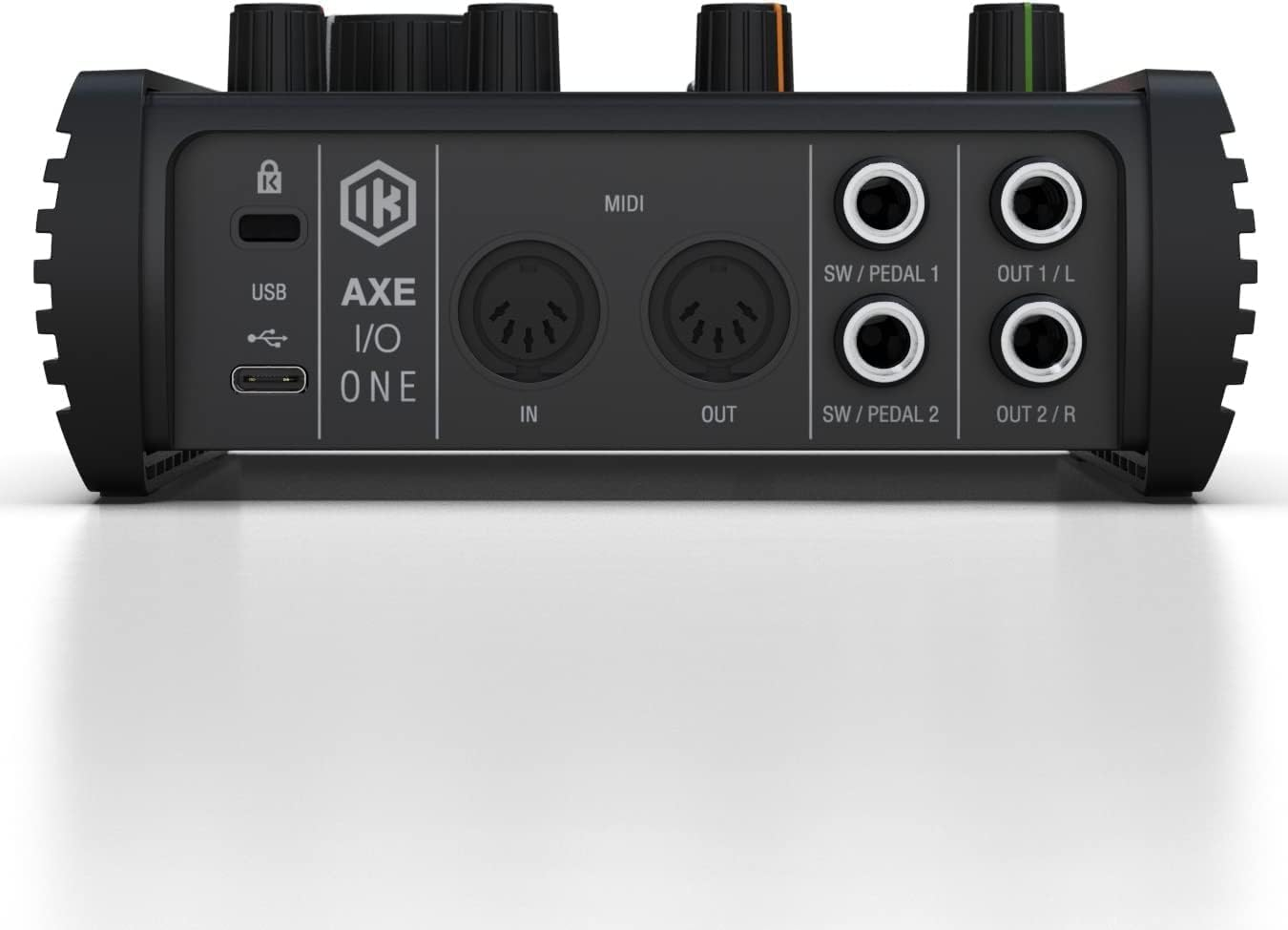 IK Multimedia AXE I/O ONE, Compact USB Audio Interface with Z-TONE Advanced Guitar Tone Shaping. USB-C Connector. Comes with TONEX SE and Amplitube 5 SE image number 3