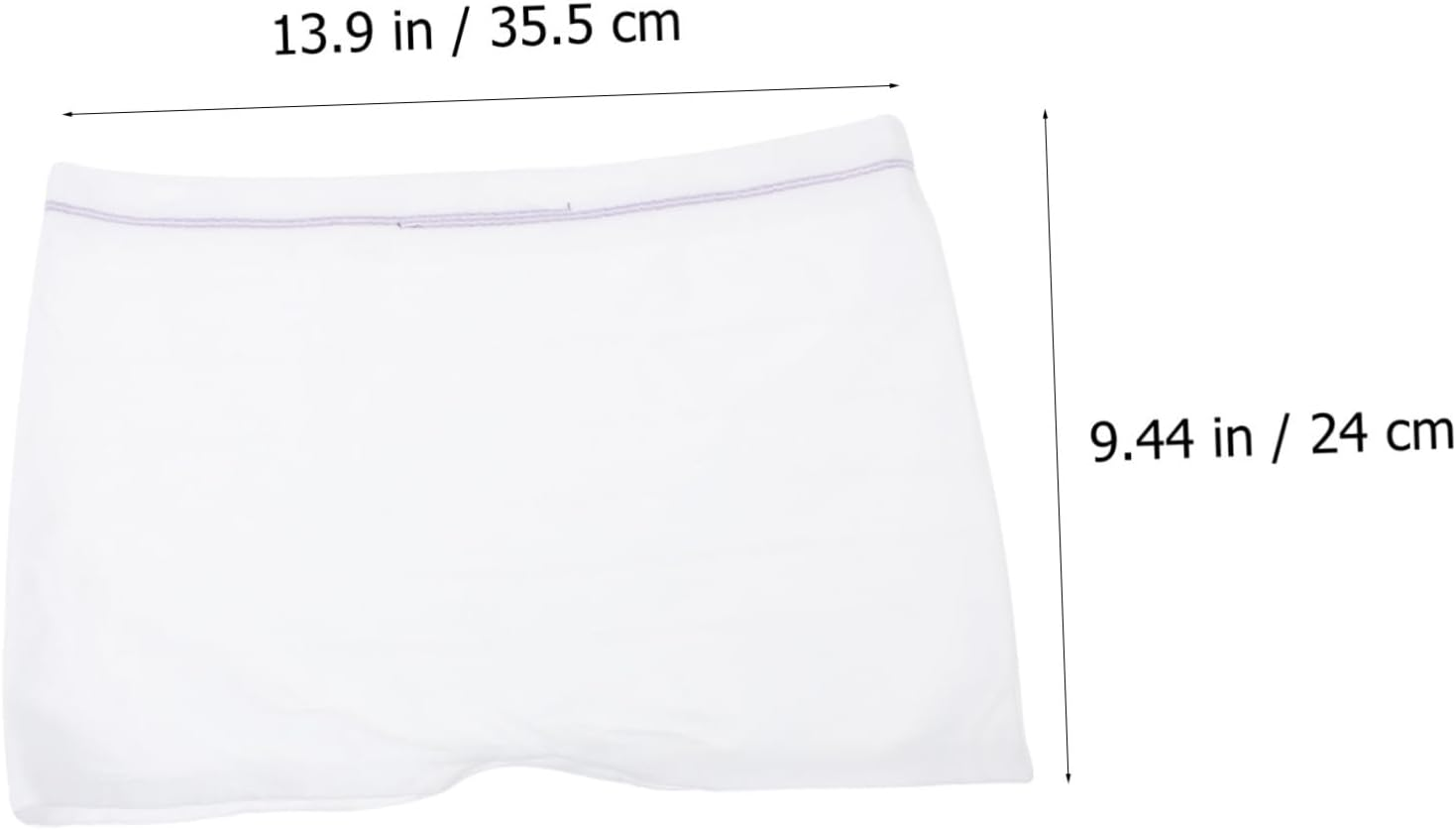 2Pcs Disposable Underpants for Women Soft Sanitary Pants One Use Breathable Lightweight Nursing Supplies Spa Sauna XXL White image number 3