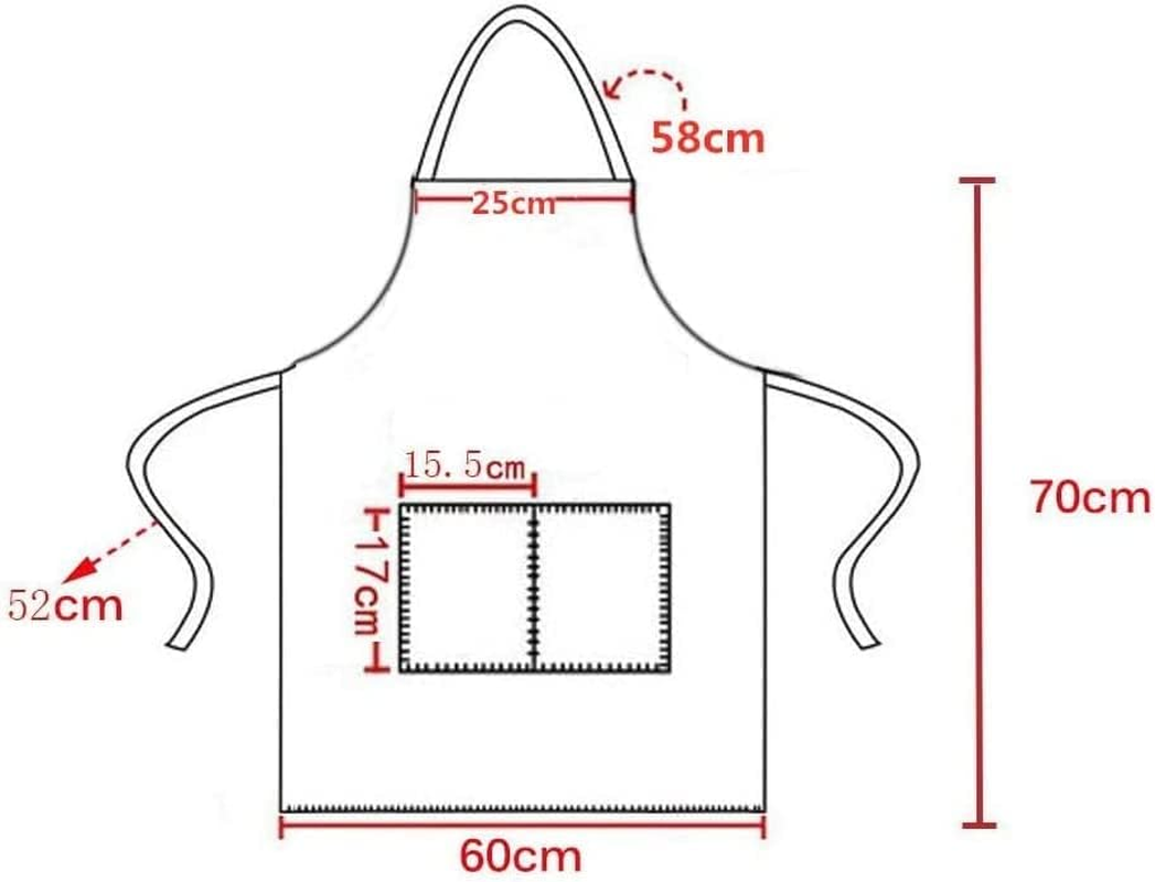 TSD STORY 12 Pcs Bib Bulk Black Aprons for Women Men Adult Girls Unisex with 2 Pockets, Baking Cooking Kitchen Painting Apron (Black,12 Pcs) image number 4