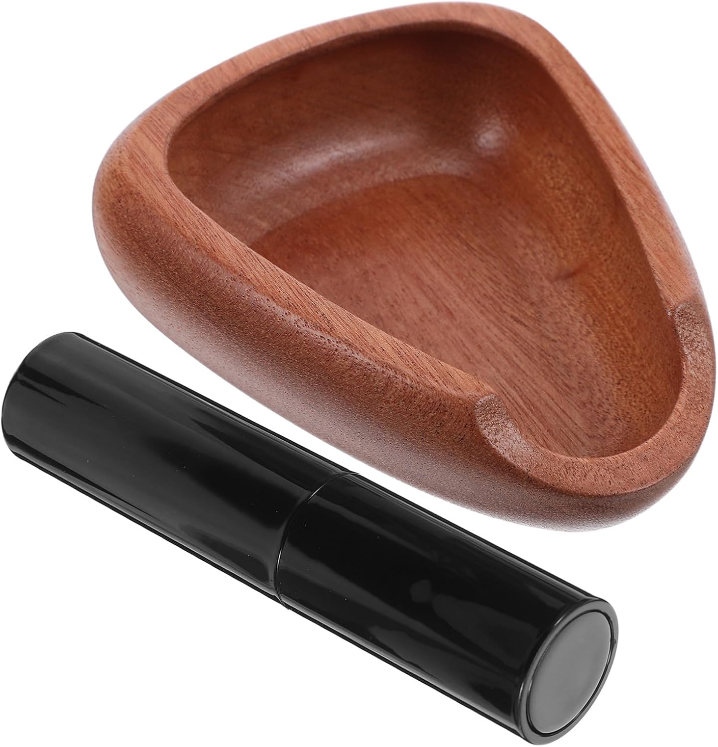 DINHEAROM 1 Set Coffee Dosing Cup: Wood Coffee Bean Weighing Dish Measuring Scoop - Multi-Purpose Espresso Dosing Cup and Empty Bottle for Brewing and Tea Storage image number 2
