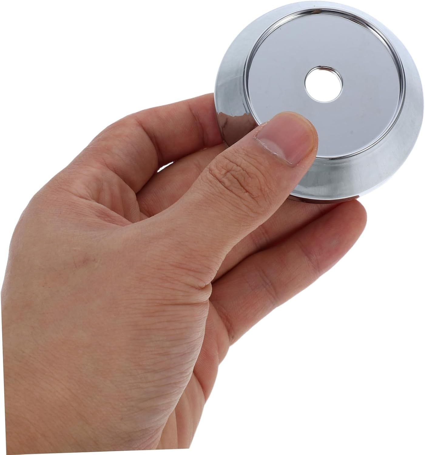 DINHEAROM 4Pcs Wheel Rim Car Hub Center Caps Smooth Finish Automotive Accessories for Vehicle Aesthetic Enhancement image number 5