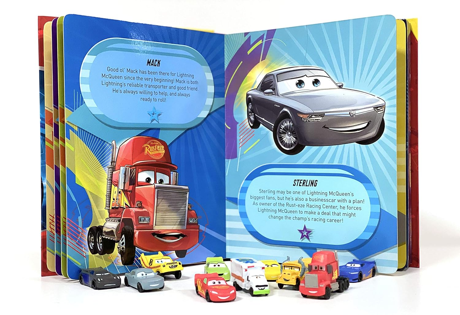 Cars 3: My Busy Books: with Storybook, 10 Figurines and a Playmat image number 2