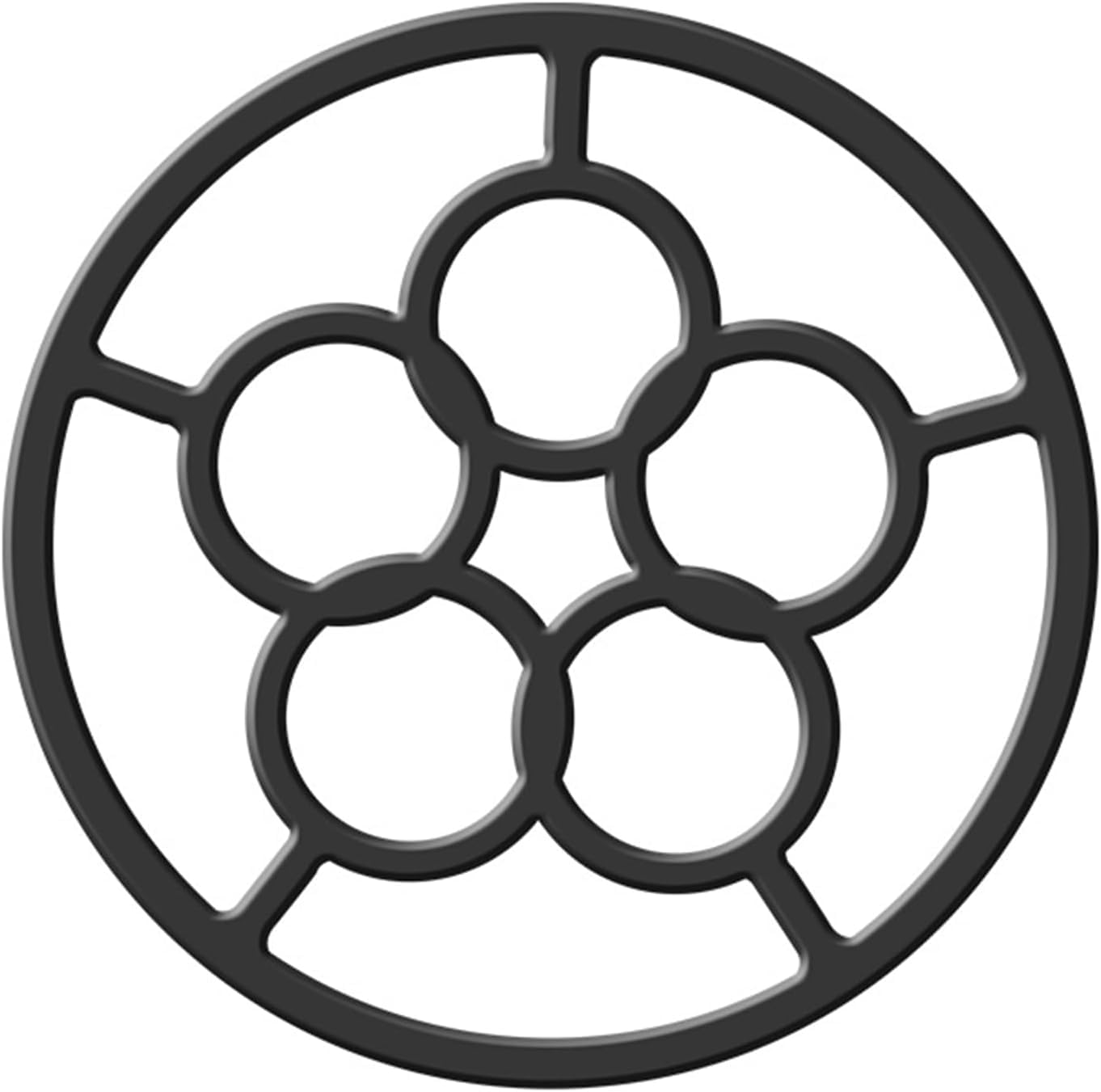 Gas Ring Reducer(New Upgrade), Non Slip Iron Gas Stove Cooker Ring Reducer for Gas Stovetop Espresso Maker, Coffee Moka Pot(Pentacyclic Type) image number 2