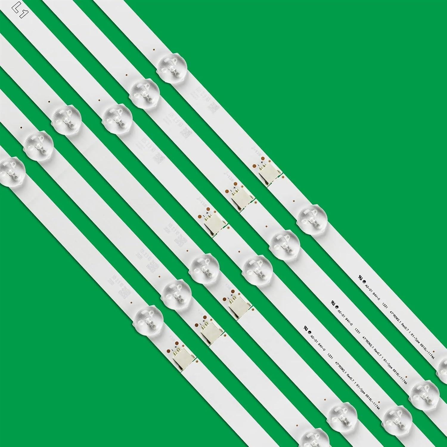 ALMVIS LED Strips Bars Fit for LG 47LN5790 47LN5750 47LA6210 47LN540S 47LN5403 47LN5404 LC470DUE-SFR1 LC470DUG-JFR1 SF R1 R2 R3 R4 U1 LED TV Light image number 1