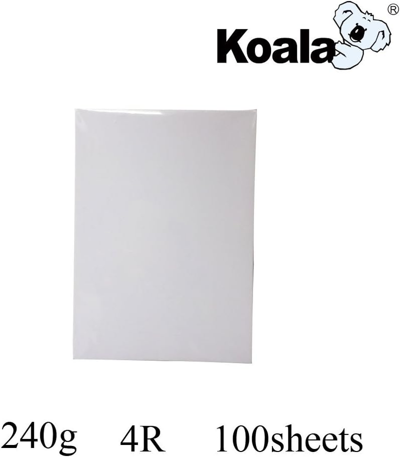 KOALA Inkjet Photo Paper 6X4 '' 10X15 Cm Glossy 100 Sheets 240 GSM for Canon Hp Epson Inkjet Printer image number 6