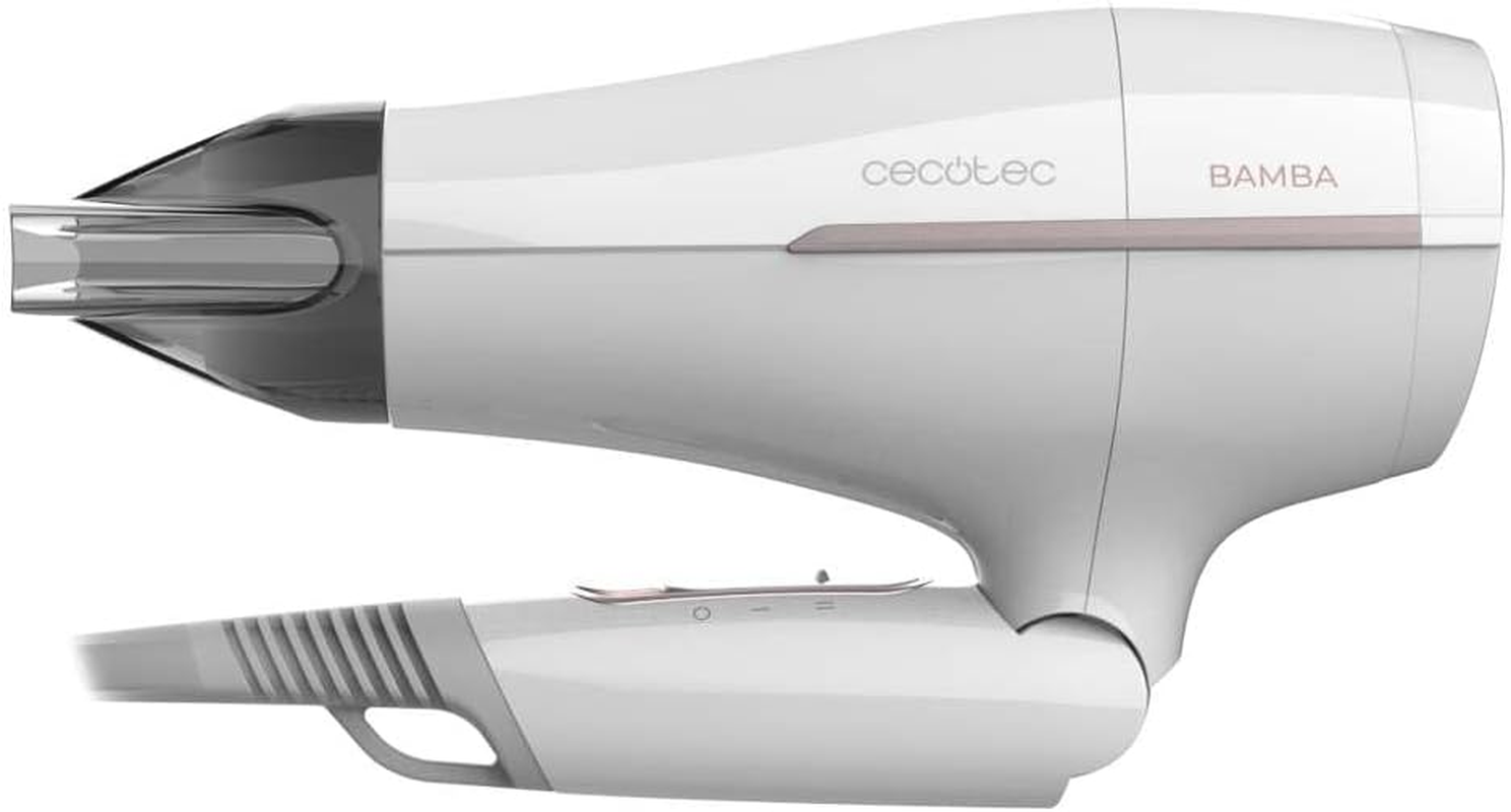 Cecotec Ionicare Powerundgo Heaven Travel Hair Dryer, 2000 W, 2 Temperatures, 2 Speeds, Cold Air Function, Includes Concentrator and Diffuser, Hair Care System, Easy Cleaning, Hanger image number 4