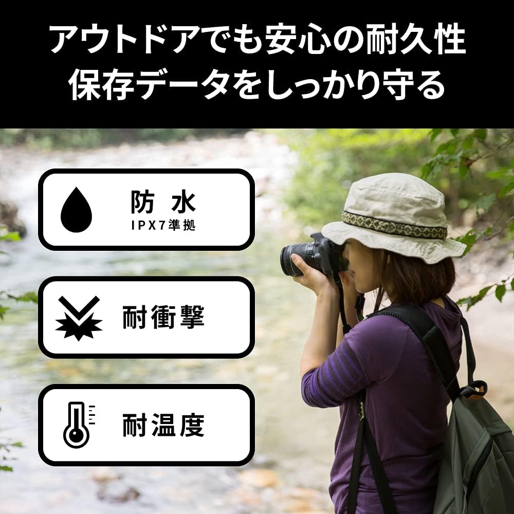 Buffalo RSDC-016U11HA/N SD Card, 16GB, 100Mb/S, UHS-1, Speed Class 1, Videospeedclass 10, IPX7, Full HD, Data Recovery Services image number 3